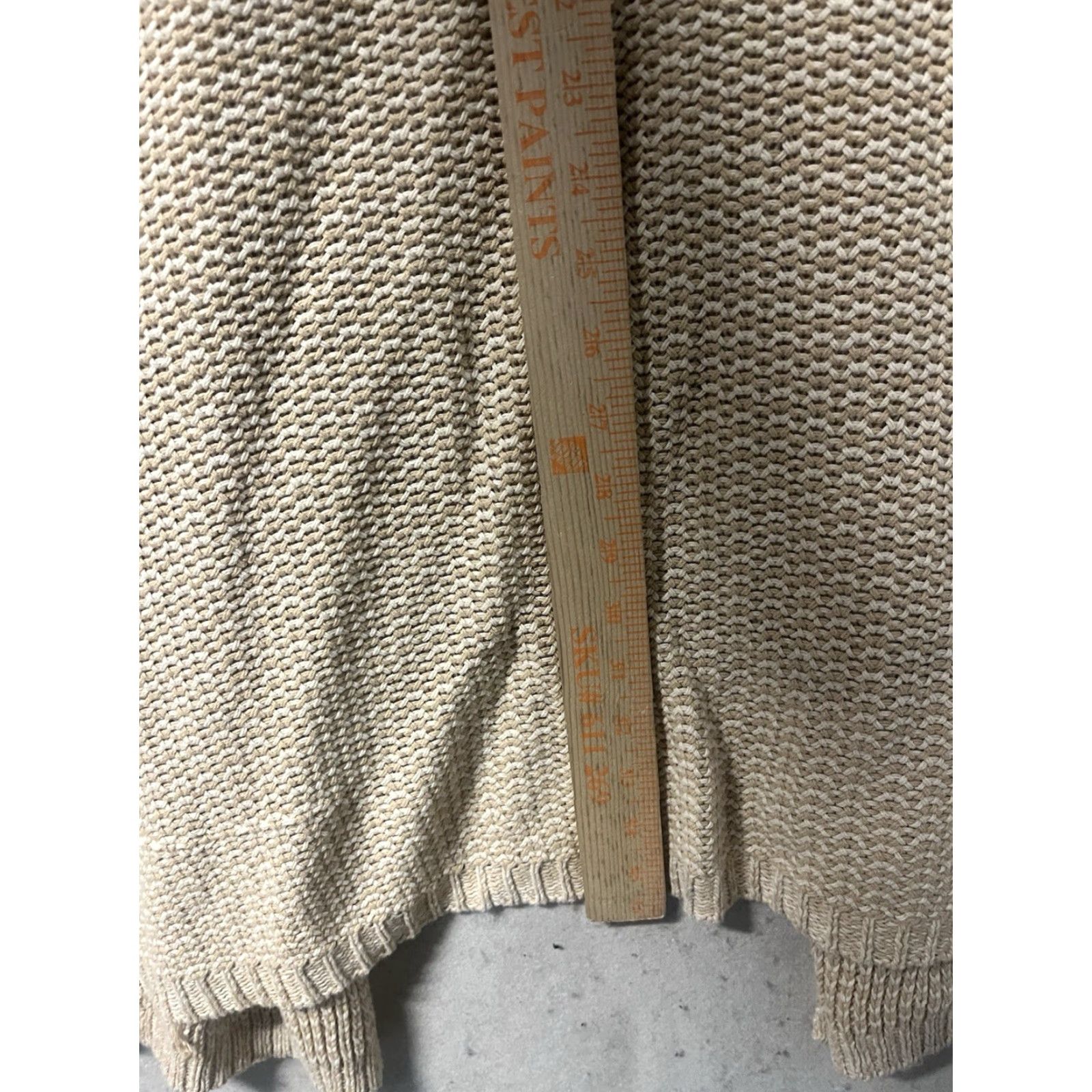 Ralph Lauren Lauren Ralph Lauren Cardigan Shawl Collar Open Knit Small/Medium Tan Brown Knit Style Sweater Women S/M Acct? Size S / US 4 / IT 40 - 4 Thumbnail