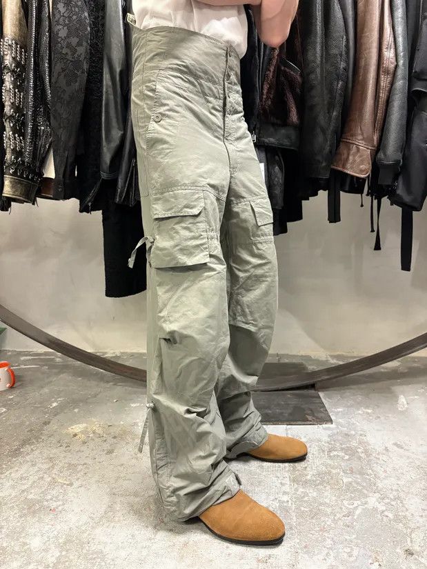 Marithe + Francois Girbaud × Vintage 2000s Marithé + François Girbaud Olive Cargo Tactical Pants Size US 30 / EU 46 - 3 Thumbnail