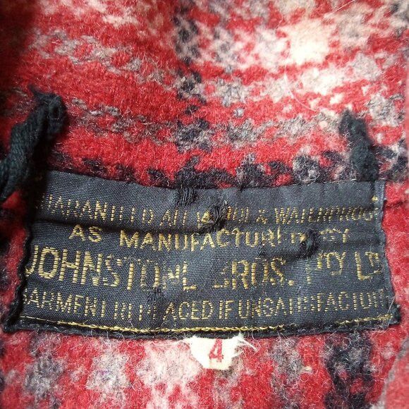 Vintage Vintage 70s Waterproof Wool Chore Coat Plaid Size US M / EU 48-50 / 2 - 3 Thumbnail