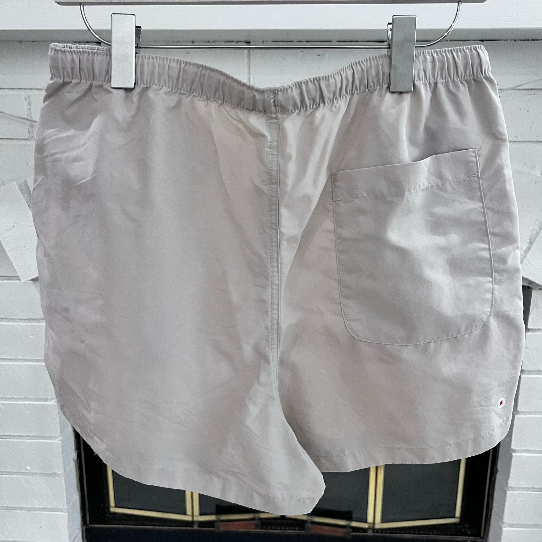 Zara Zara Rhuigi Cream / Off-White Drawstring Nylon Shorts Size US 30 / EU 46 - 3 Thumbnail