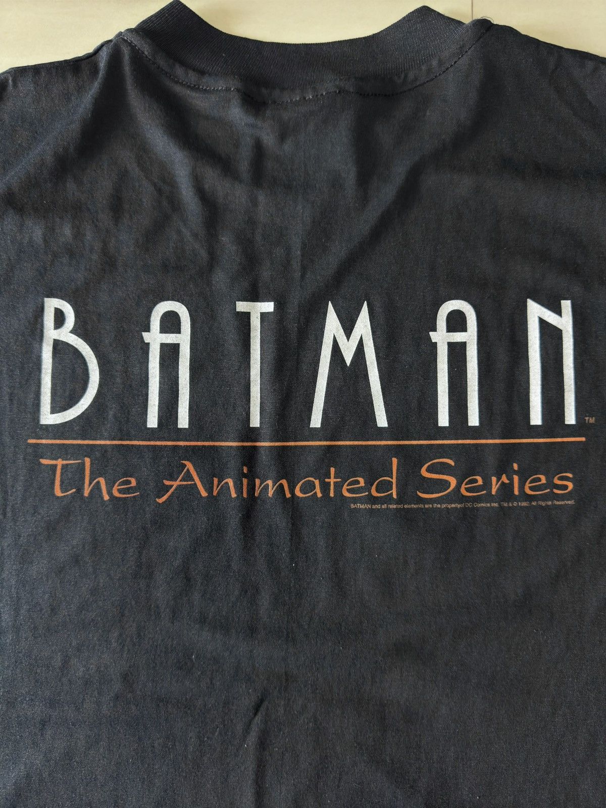 Warner Bros 1992 Batman The Animated Series DC Comics VTG Hanes Shirt Size US XL / EU 56 / 4 - 4 Thumbnail