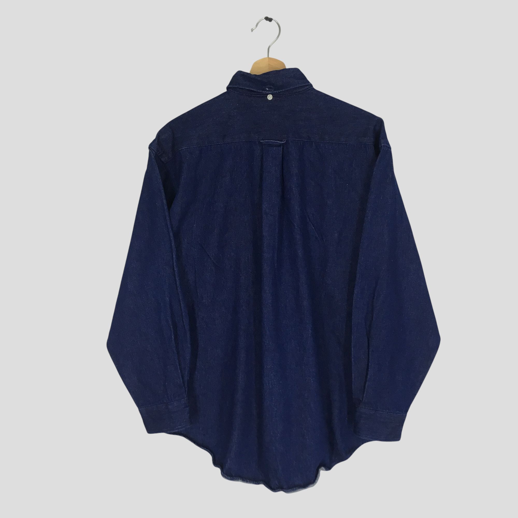 Indigo Vintage Sea Dog Japanese Brand Indigo Blue Pullover Shirt Size US M / EU 48-50 / 2 - 2 Thumbnail