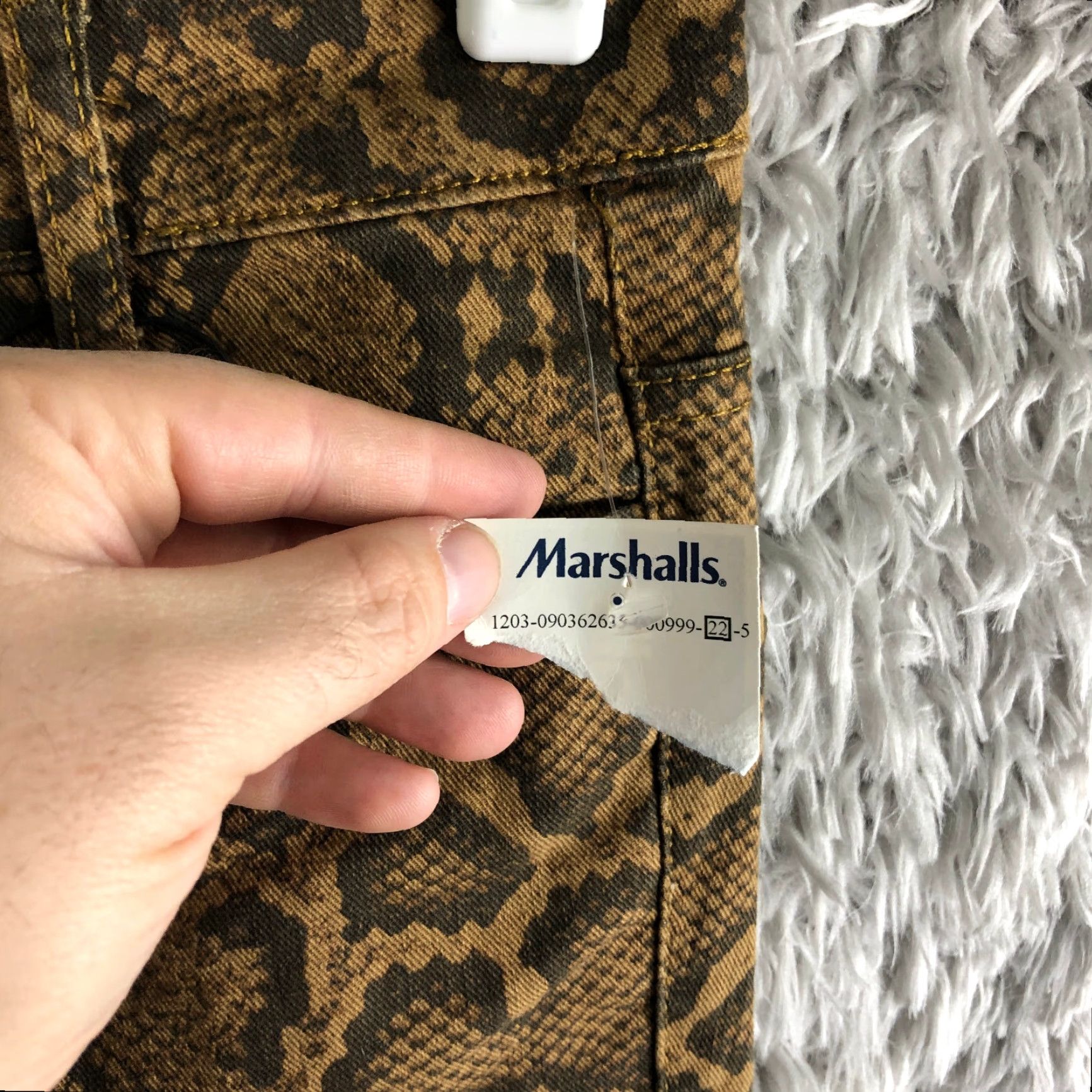 Zara ZARA Jeans High Rise Skinny Brown Snake Print Womens Size 34 US 2 Denim Regular Fit 5-Pocket Vintage: No Size 26" / US 2 / IT 38 - 5 Thumbnail