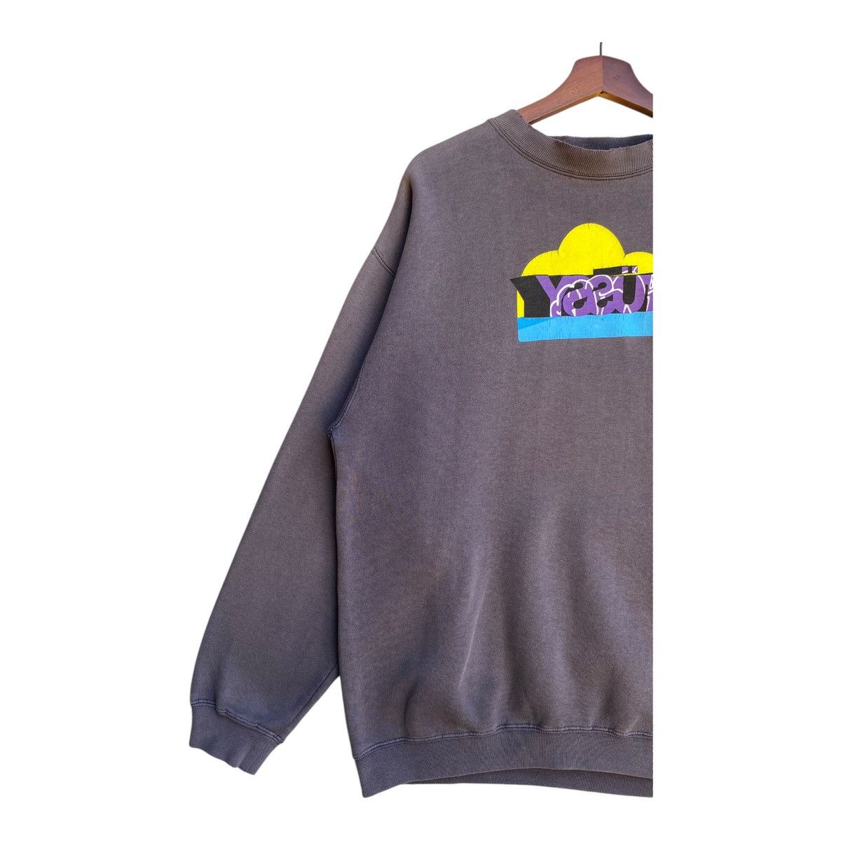 Stussy × Vintage Vintage Stussy Spellout Pullover Jumper Crewneck Made In USA Size US M / EU 48-50 / 2 - 3 Thumbnail