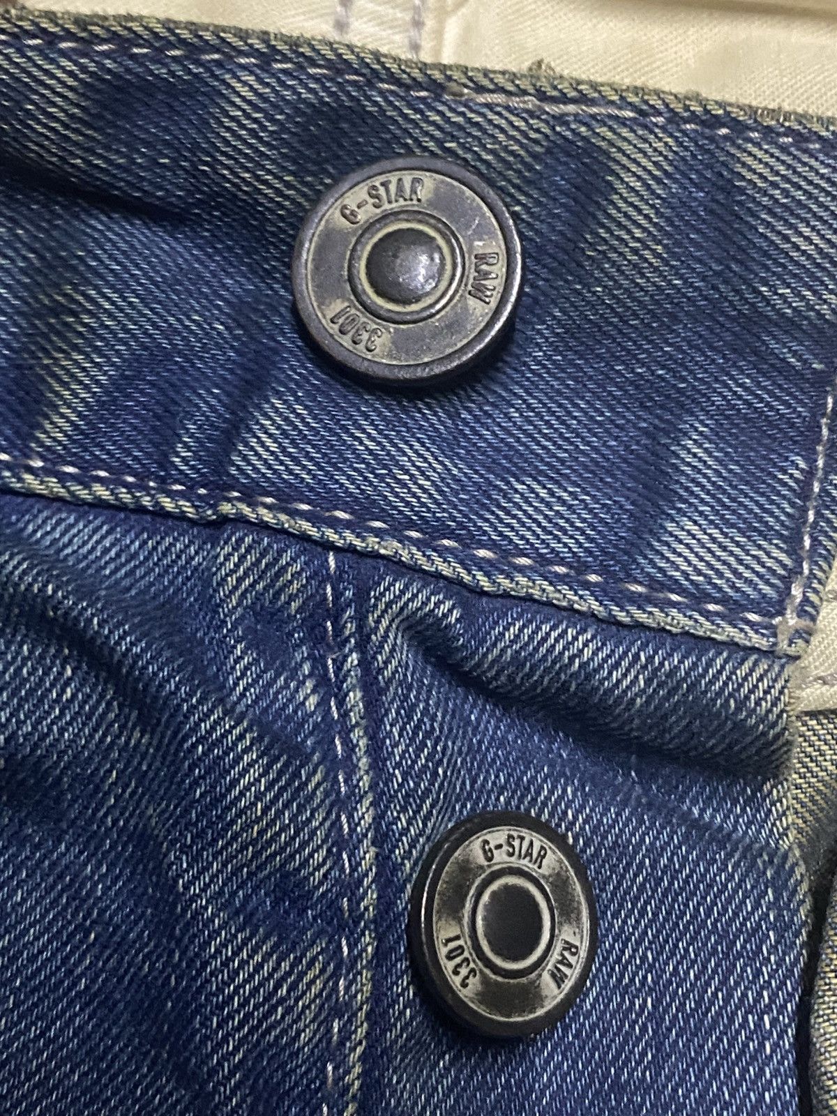G-Star × Marc Newson Vintage GStar Raw 3301 Denim Mud Wash Jeans Size US 35 - 10 Thumbnail