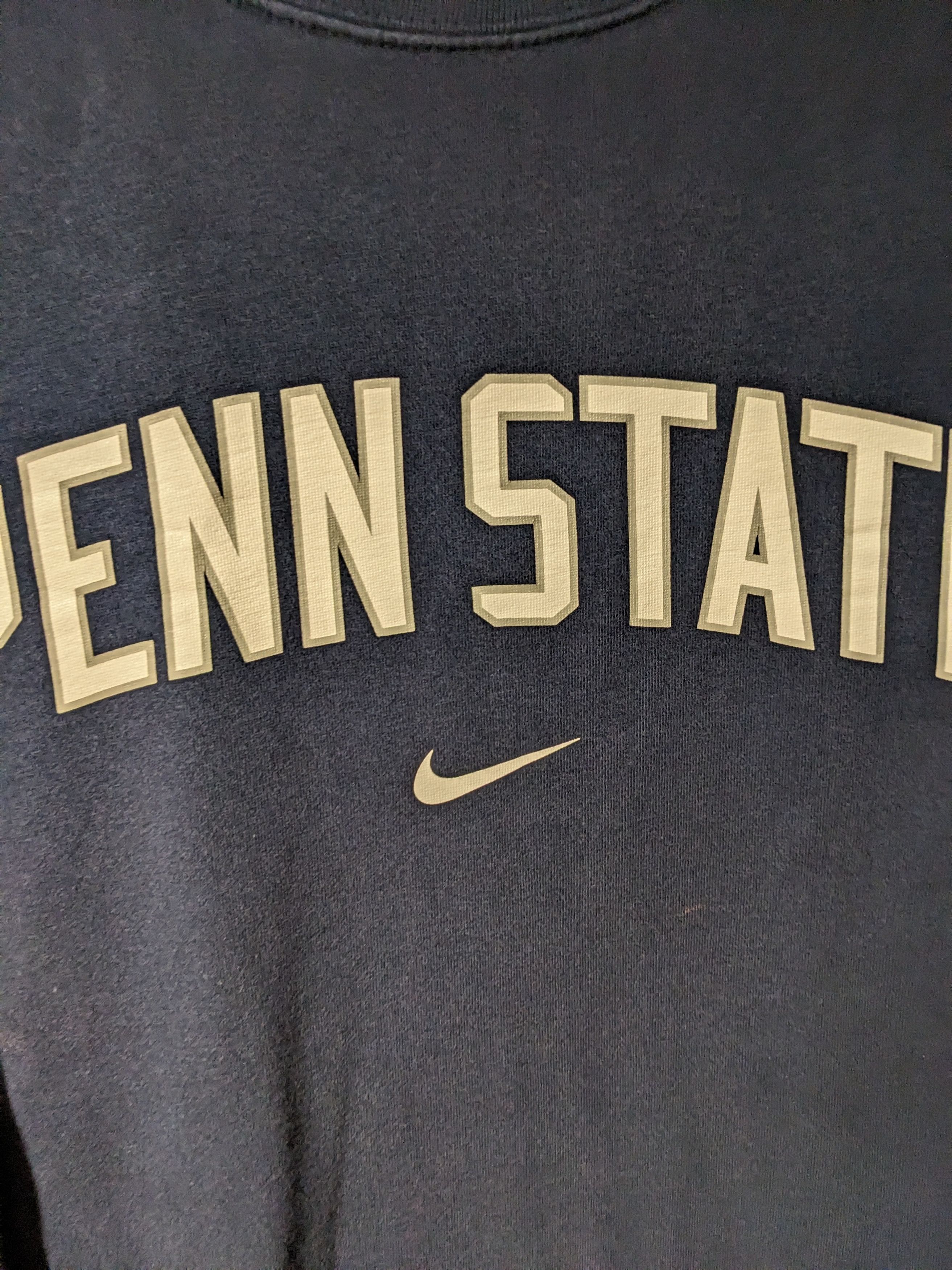 Nike × Vintage Vintage 2010's Penn State Nike Center Swoosh Sweatshirt Size US M / EU 48-50 / 2 - 2 Thumbnail