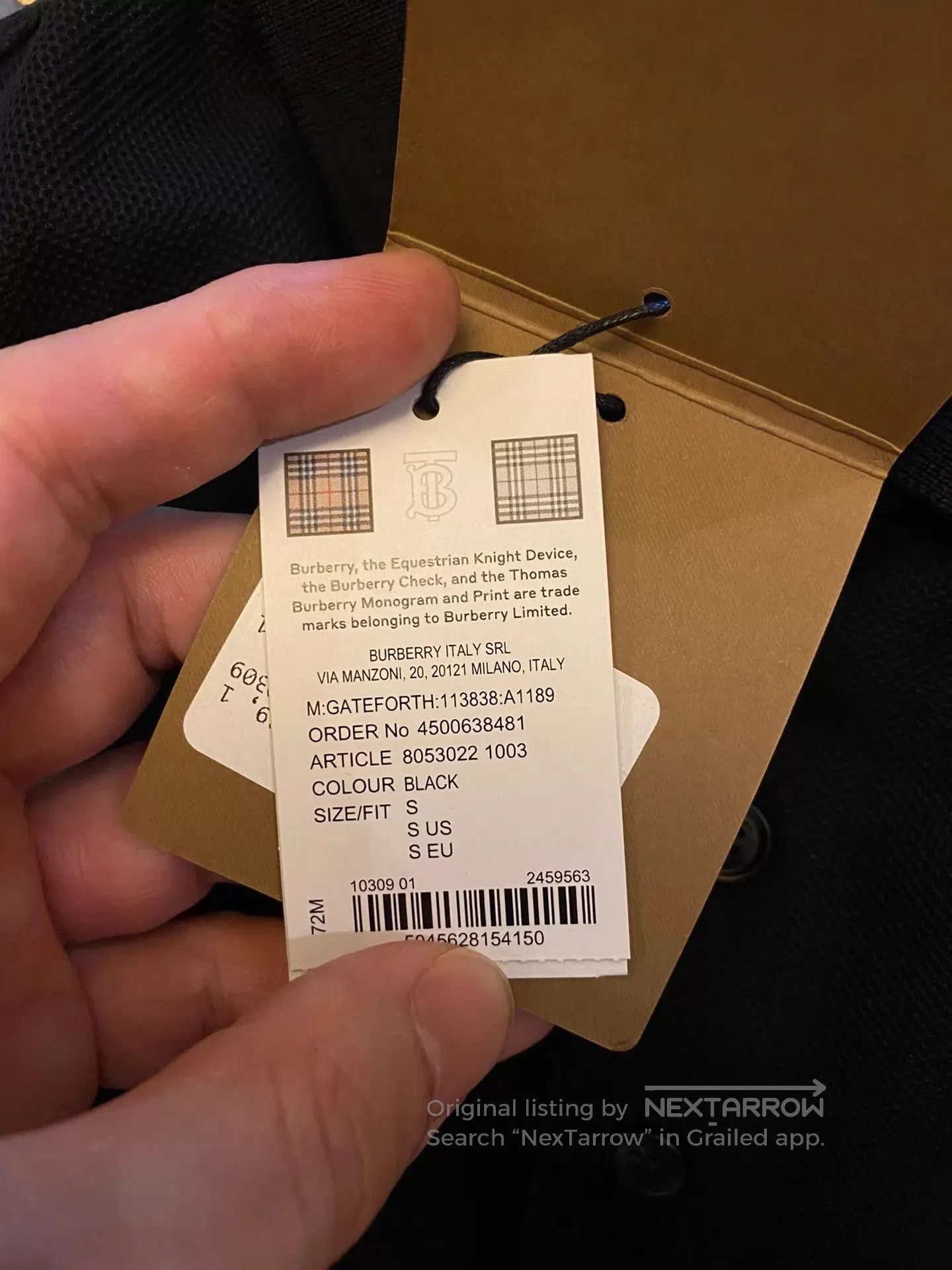 Burberry Black Short. Size US S / EU 44-46 / 1 - 5 Thumbnail