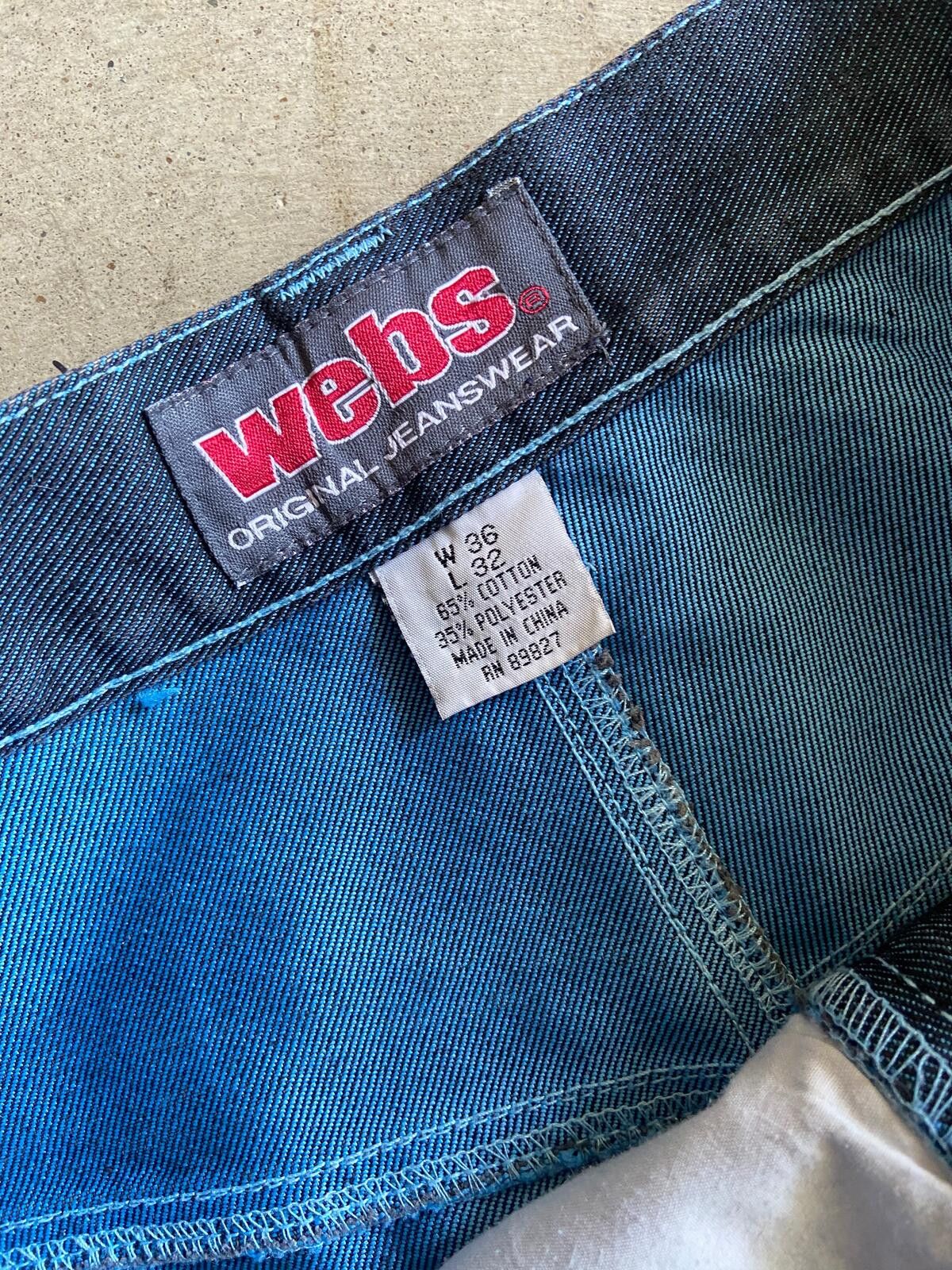 Other Webs Jeans Blue Denim Pants Sz 36x32 Size US 36 / EU 52 - 3 Thumbnail