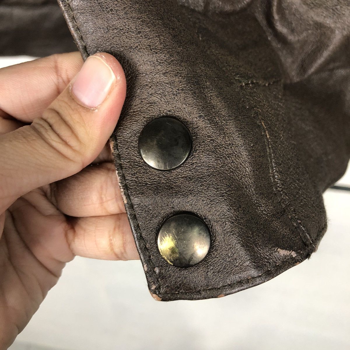 Japanese Brand 📌Vintage Genuine Leather Jacket Zufolo Blanket Issey Miyake Size US M / EU 48-50 / 2 - 17 Thumbnail