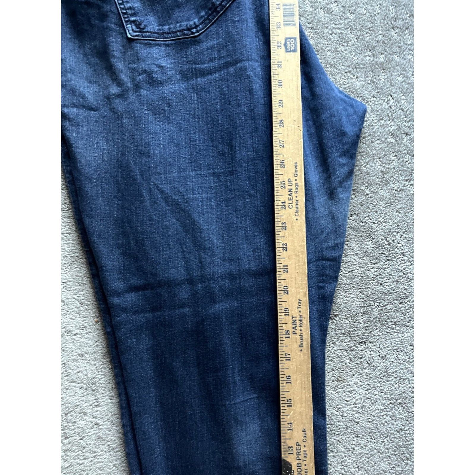 Vintage KUT From the Kloth Jeans Womens 22W Blue High Rise Skinny Dark Wash Stretch Jeans Size 40" / US 18 - 8 Thumbnail