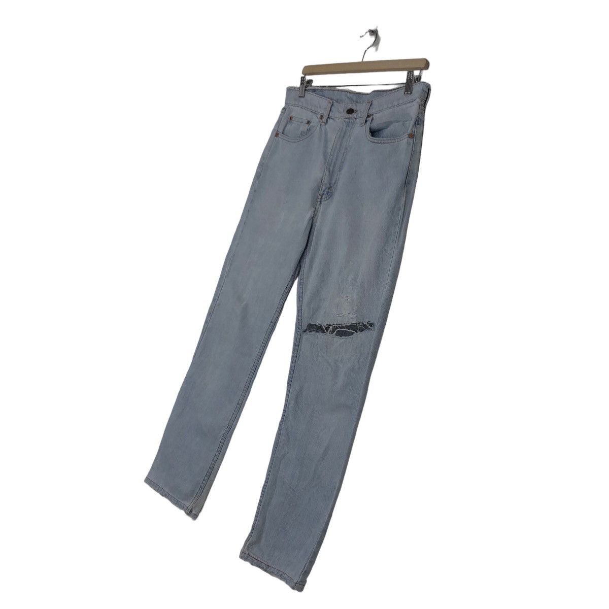Levi's 🔥Vintage 359 Button Levi’s Jeans Denim Biker Wear Size US 32 / EU 48 - 2 Thumbnail