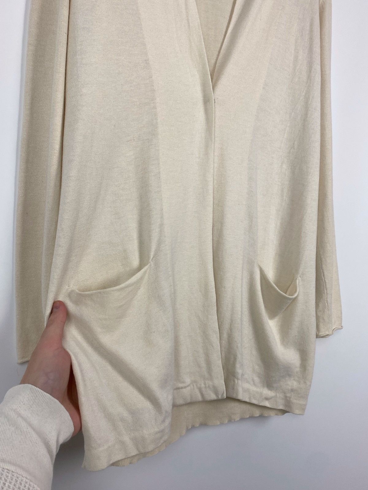 Filippa K Filippa K Tan Combined Cotton Long Cardigan Size S / US 4 / IT 40 - 8 Thumbnail