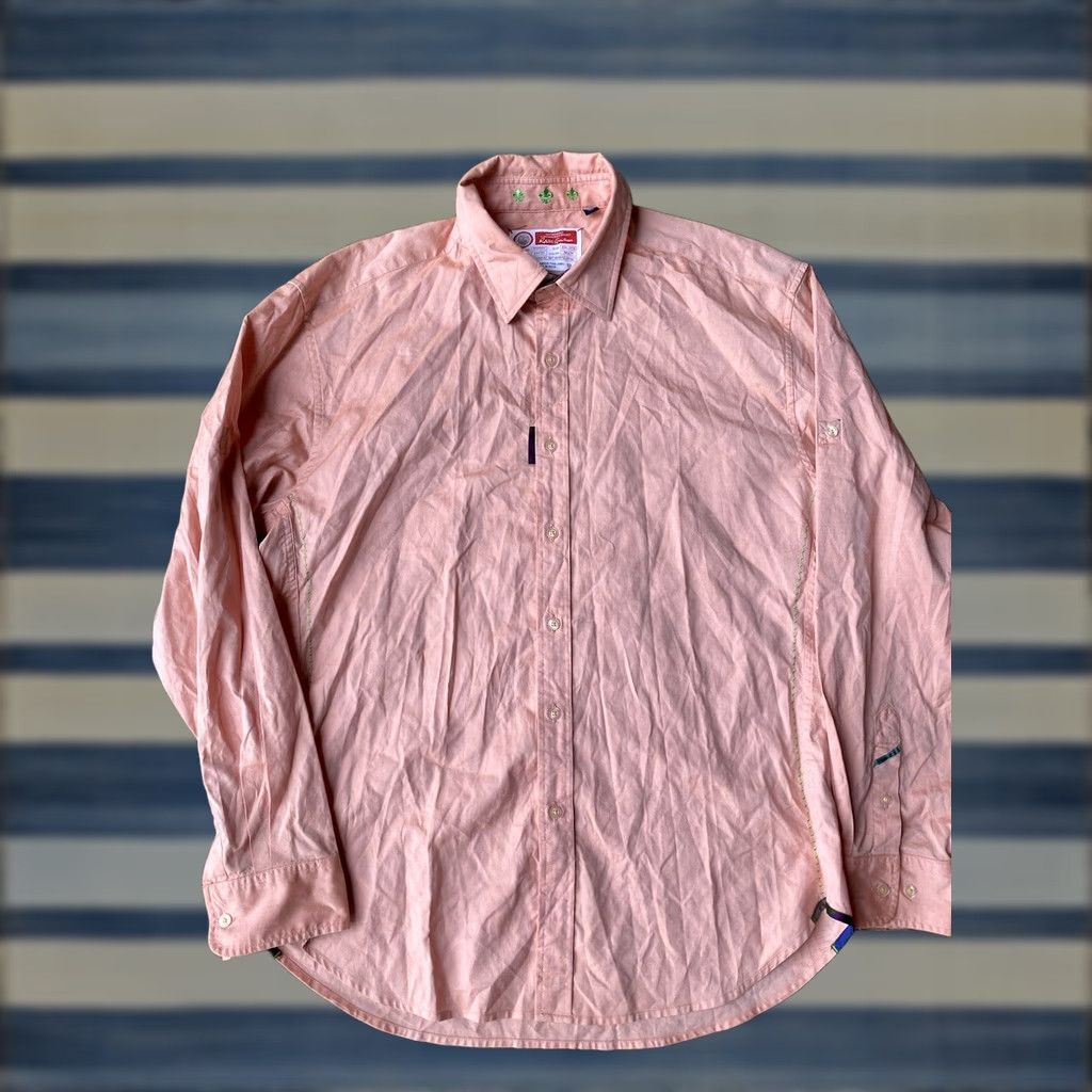 Robert Graham Robert Graham Button Down Dress Shirt Mens 2XL Orange Size 48R - 1 Thumbnail
