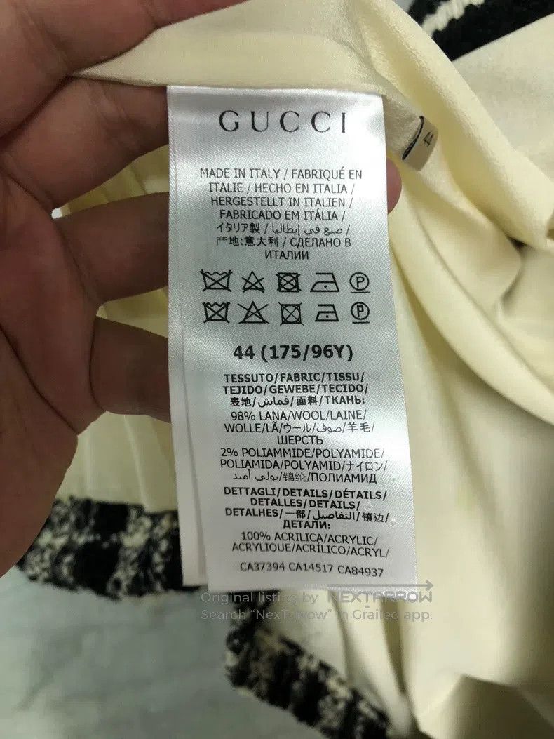 Gucci Gucci FW20 plaid tweed woollen sweater knitwear coat Size M / US 6-8 / IT 42-44 - 5 Thumbnail