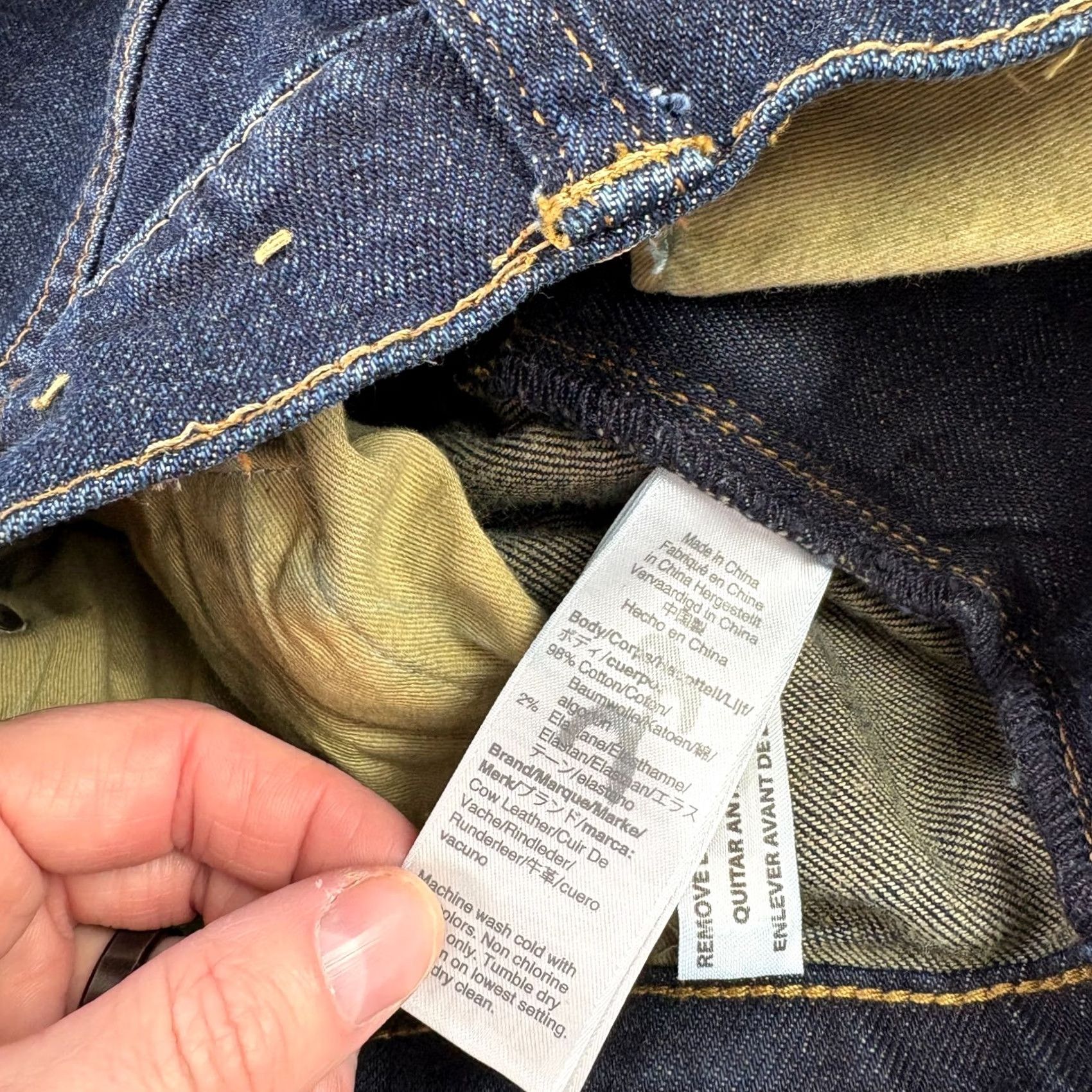 J.Crew J.CREW Jeans Slim 34x28 Blue Denim Stretch 30x30 Skinny Fit Regular Men Jeans Size US 34 / EU 50 - 6 Thumbnail