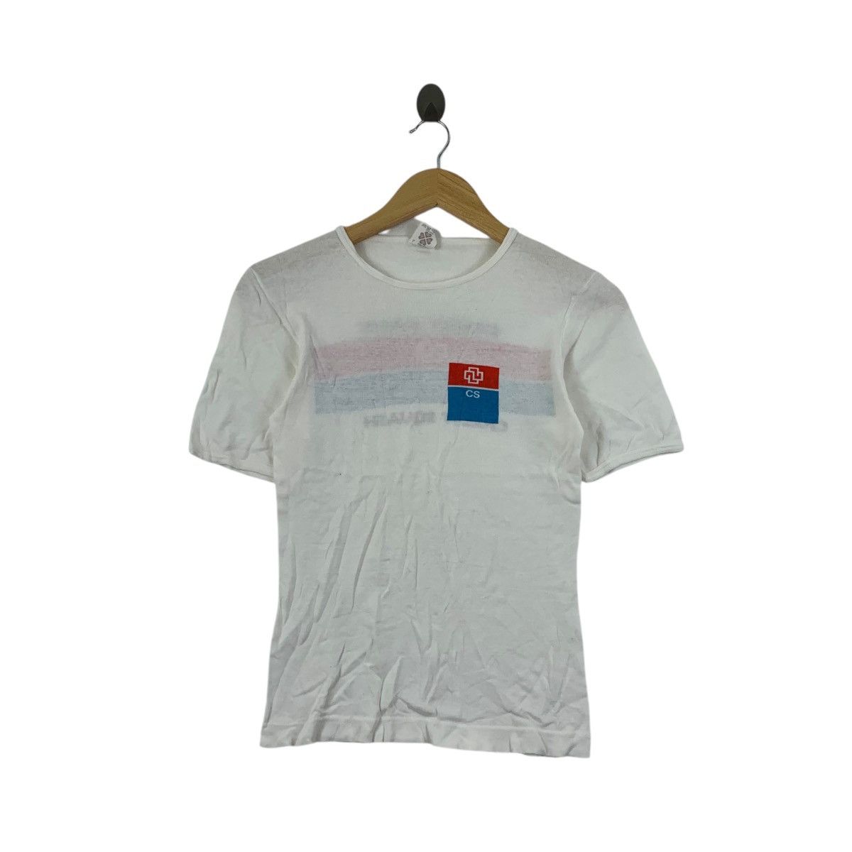Vintage Vintage 90’ CREDIT SUISSE SQUASH Swiss Made Tee Shirt Top Size M / US 6-8 / IT 42-44 - 1 Thumbnail
