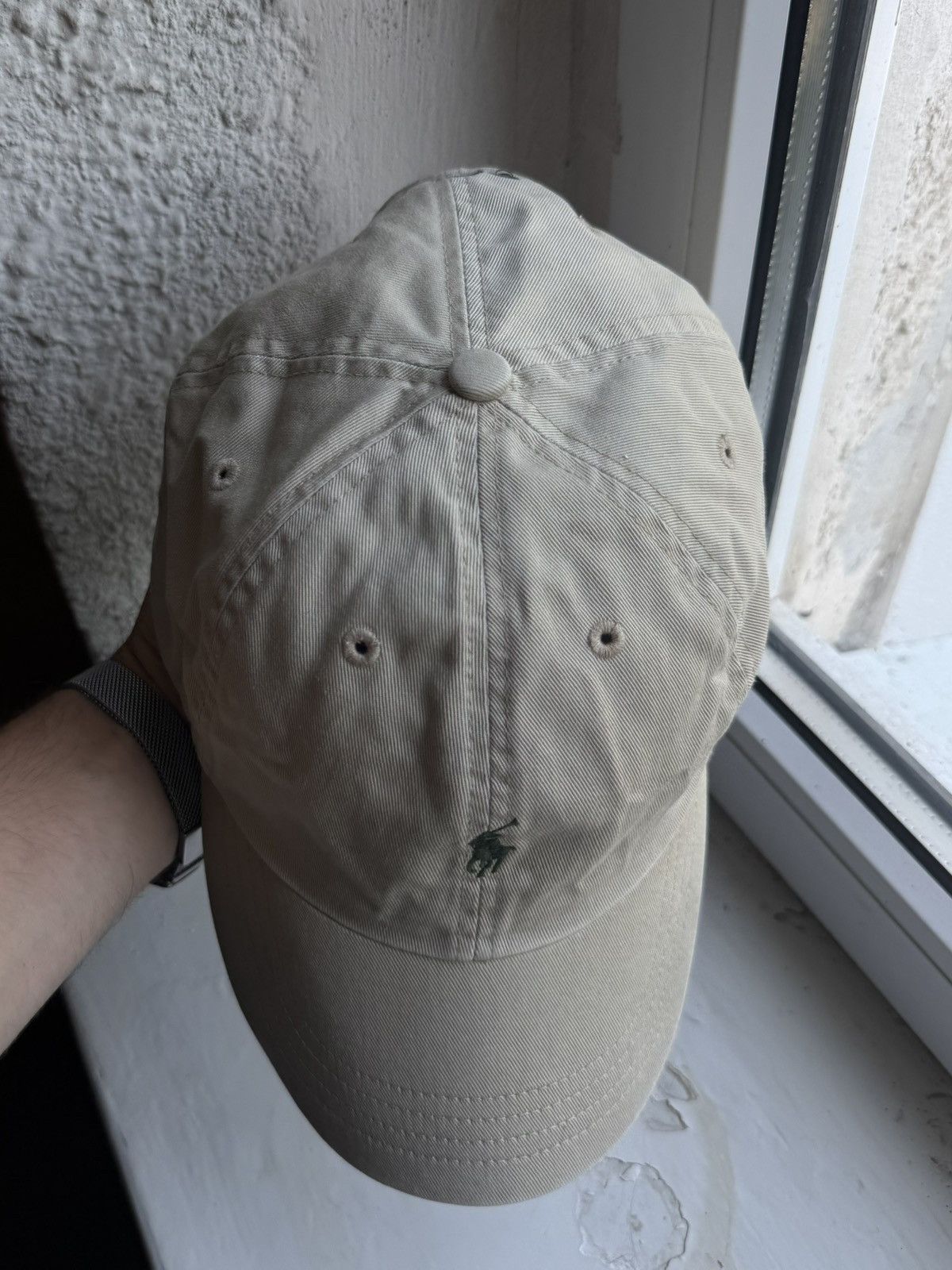 Polo Ralph Lauren Polo Ralph Lauren Vintage Rugby Beige Streetwear Cap y2k Size ONE SIZE - 5 Thumbnail