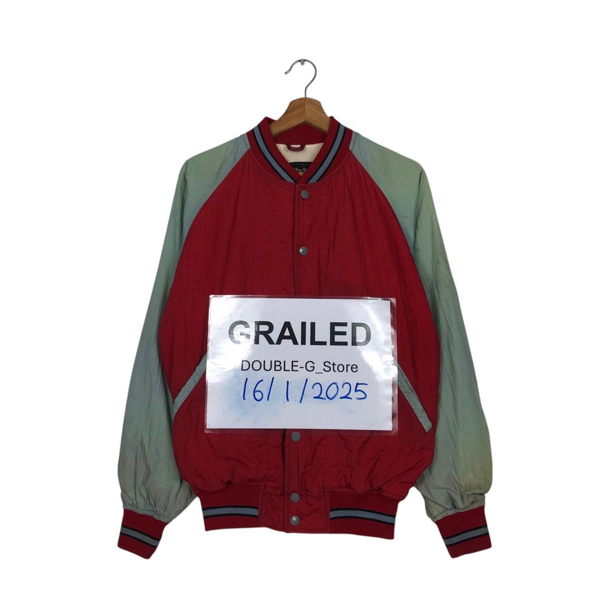 Japanese Brand 📌Vintage Varsity Bomber Jacket Troy Bros Issey Miyake Size US M / EU 48-50 / 2 - 1 Thumbnail