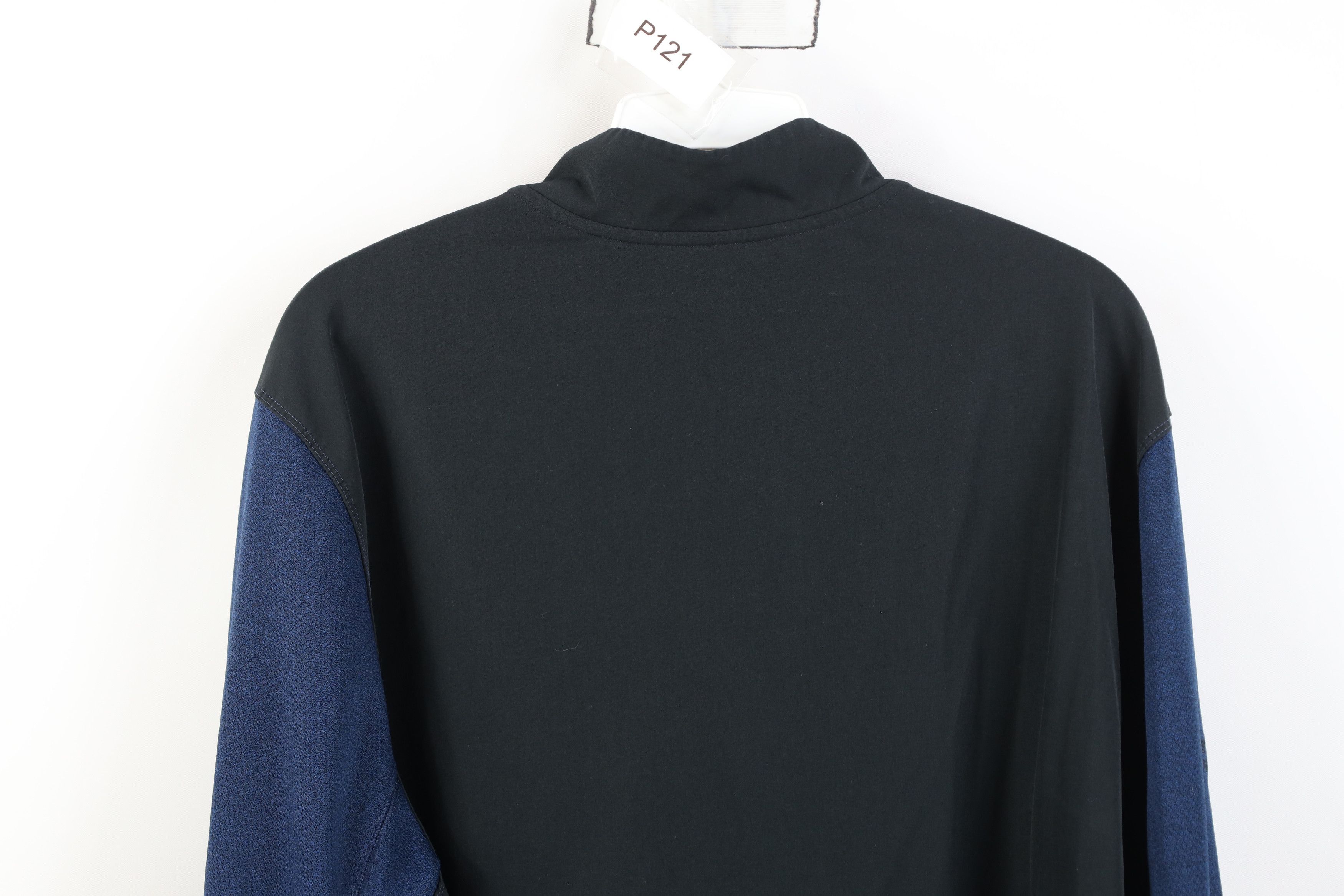Nike Nike Golf Golfing Thermal Knit 1/4 Zip Pullover Jacket Blue Size US L / EU 52-54 / 3 - 13 Thumbnail