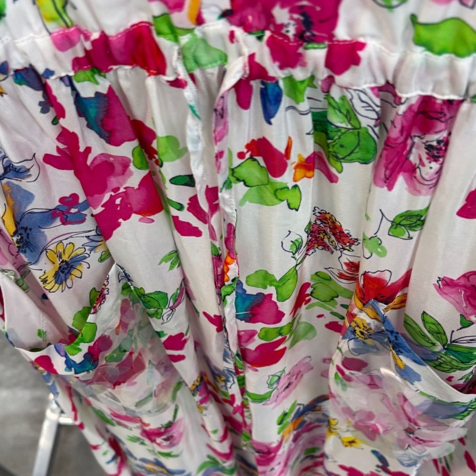 & Other Stories NWT Ermanno Scervino Multicolor Floral Maxi Dress Women's S Size S / US 4 / IT 40 - 9 Thumbnail