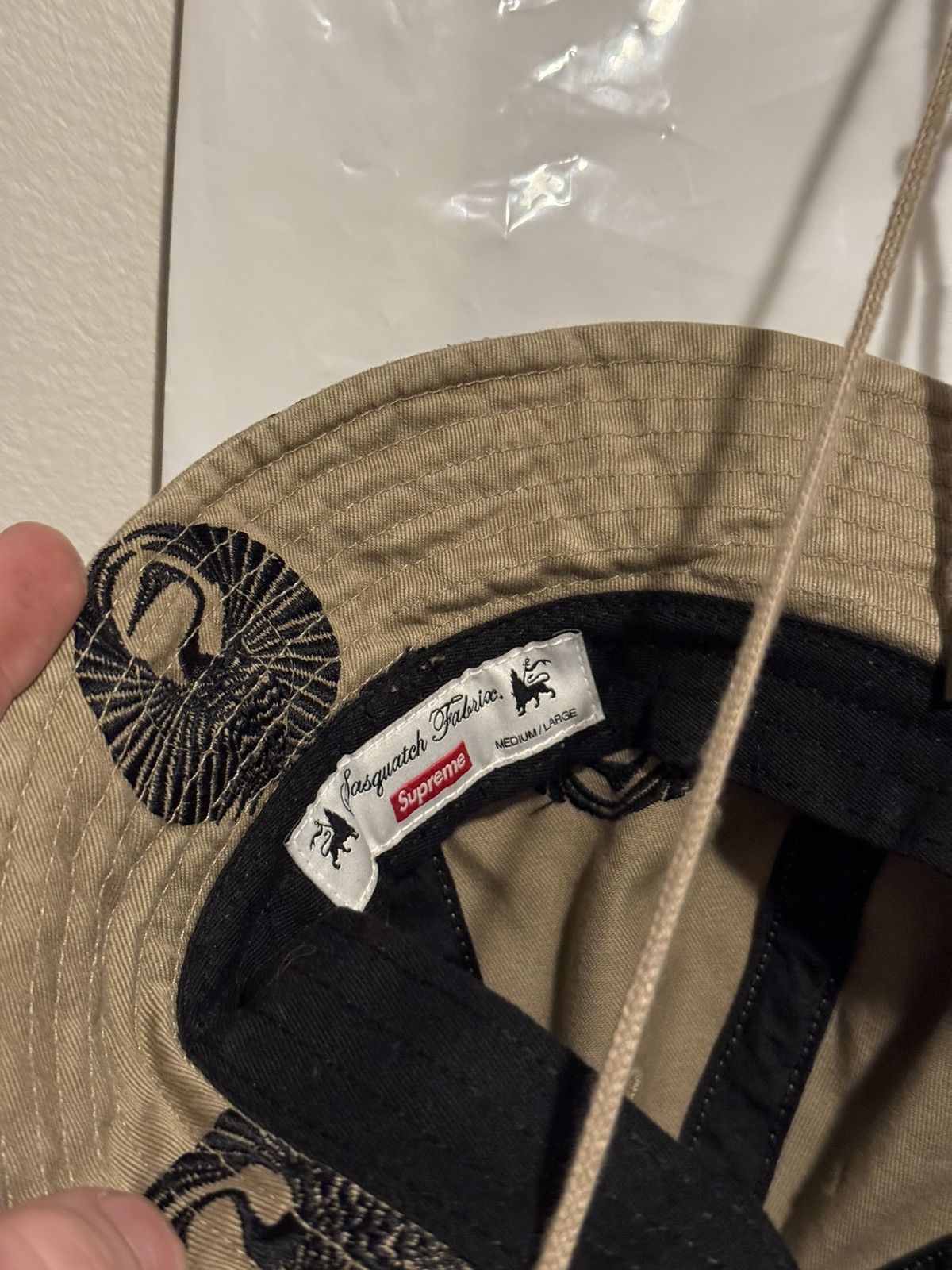 Sasquatchfabrix × Supreme Supreme Sasquatchfabrix Khaki Crane Crusher Bucket Hat Size ONE SIZE - 2 Thumbnail