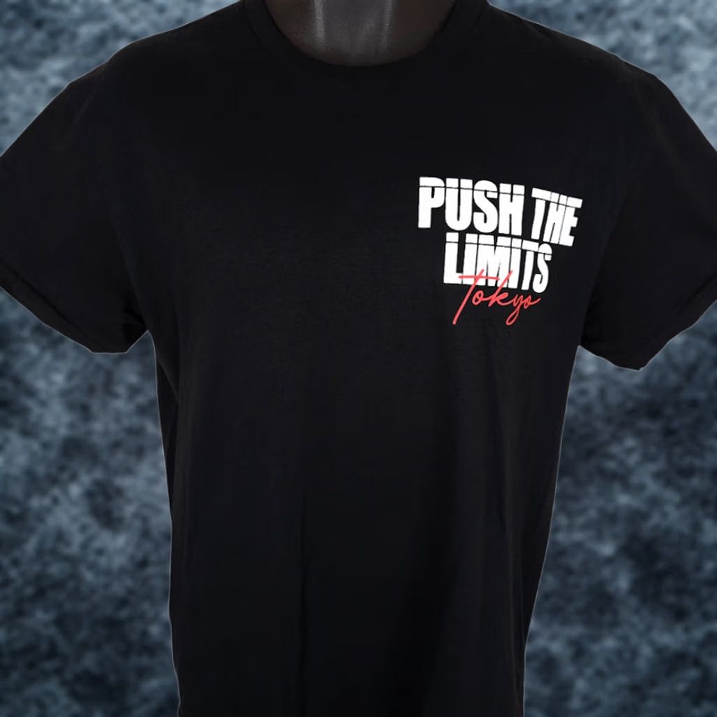 Vintage Poison Tokyo Racing T Shirt Mens Size Medium Black Push The Limits Japanese Japan Graphic Tee Racing Mens Size US M / EU 48-50 / 2 - 1 Thumbnail