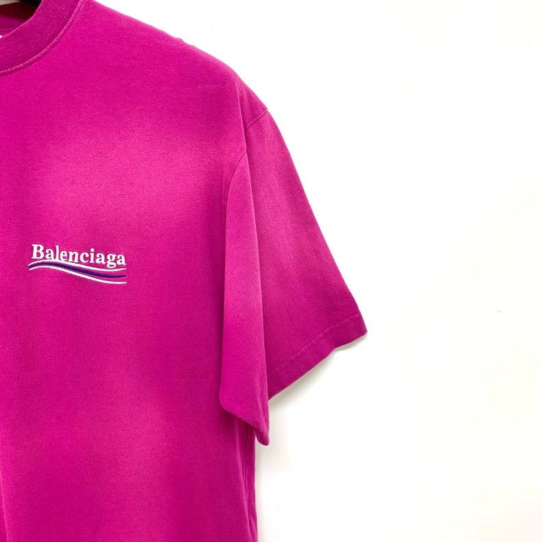 Balenciaga Balenciaga Pink Coke Short Sleeve T-Shirt Size US XXS / EU 40 - 6 Thumbnail
