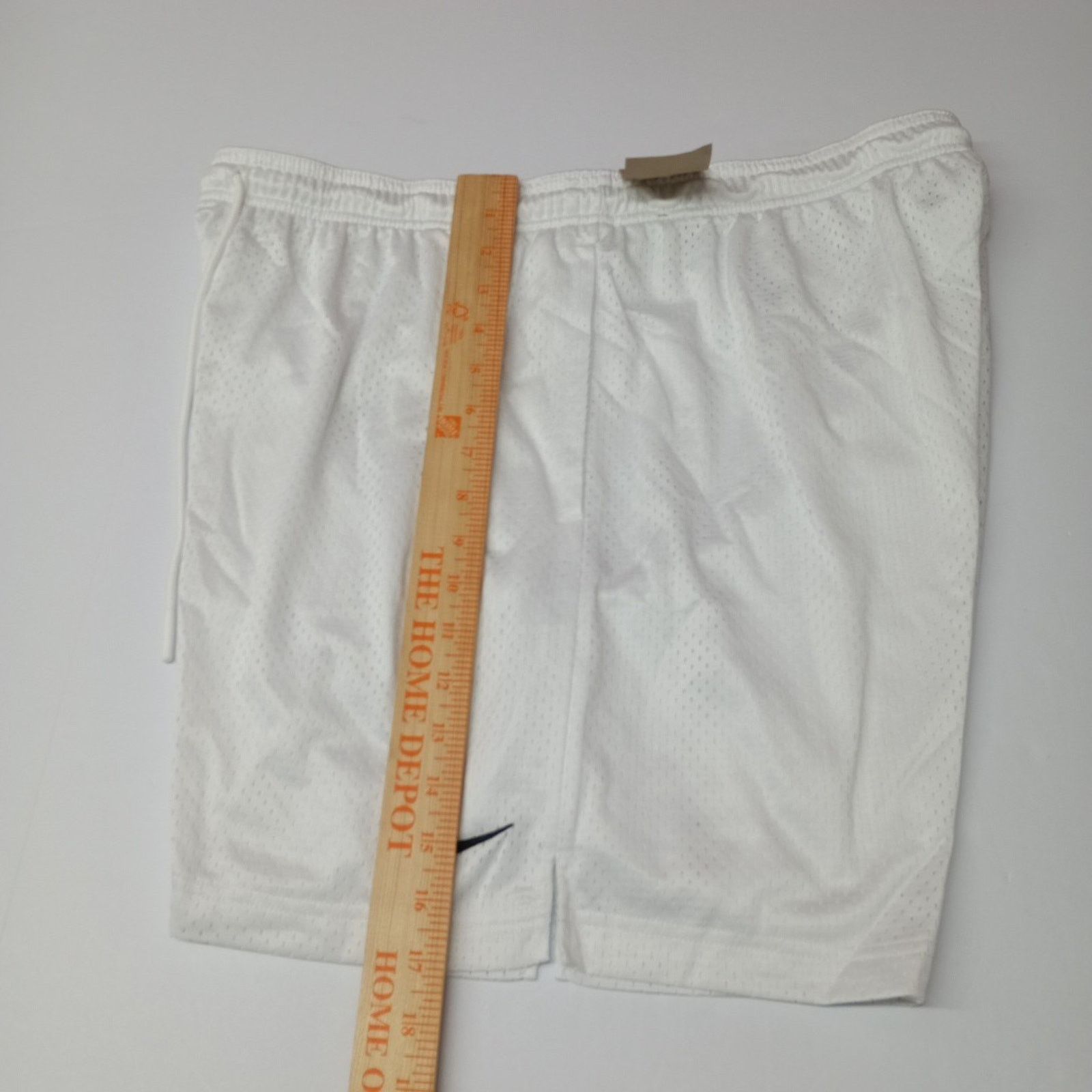Nike Nike Dri Fit 5" Mesh Basketball Shorts Men Size XL White New Size US 35 - 10 Thumbnail