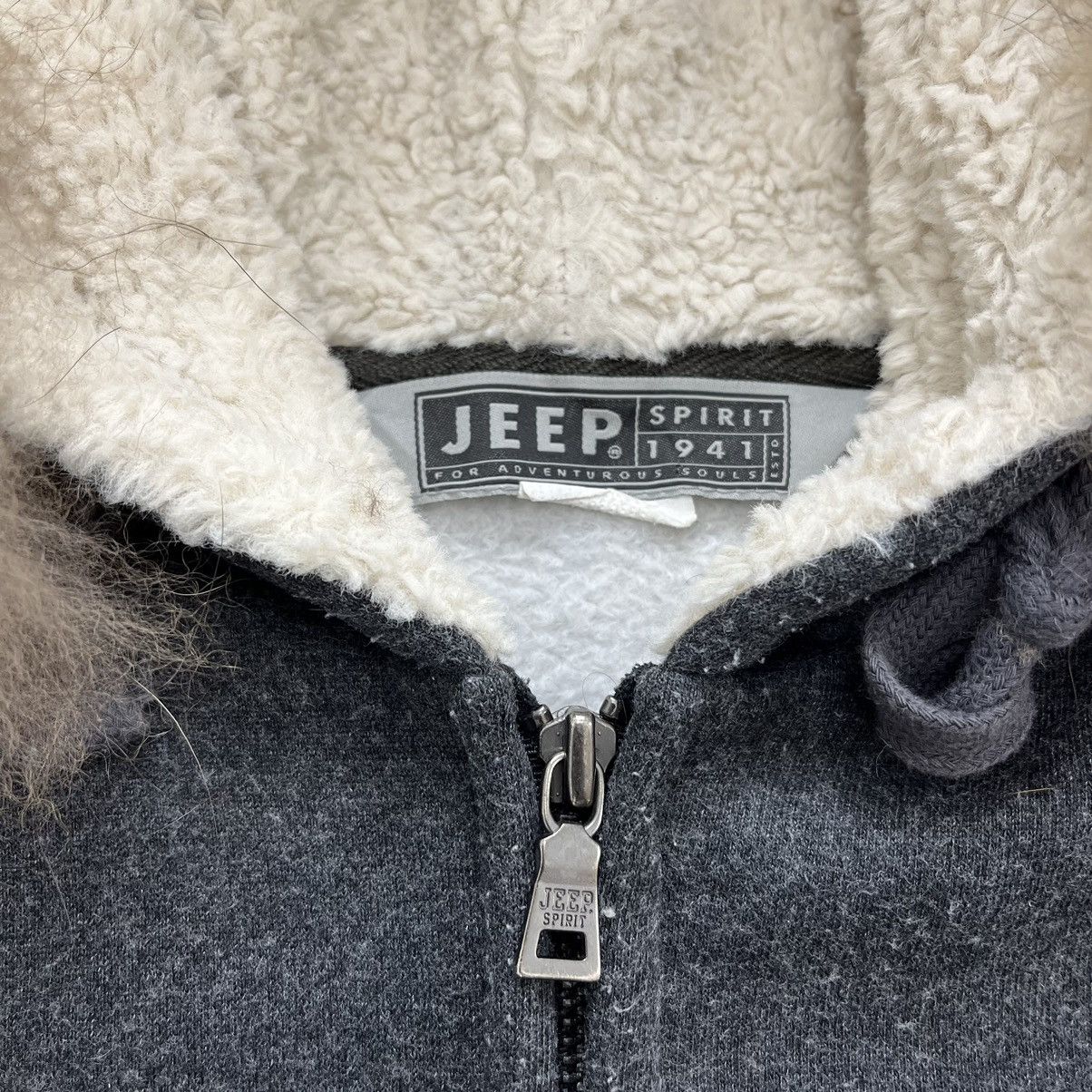 If Six Was Nine 2000s Jeep Spirit Fur Embroidered Bear Lgb Goa Zip Hoodie Size US M / EU 48-50 / 2 - 6 Thumbnail