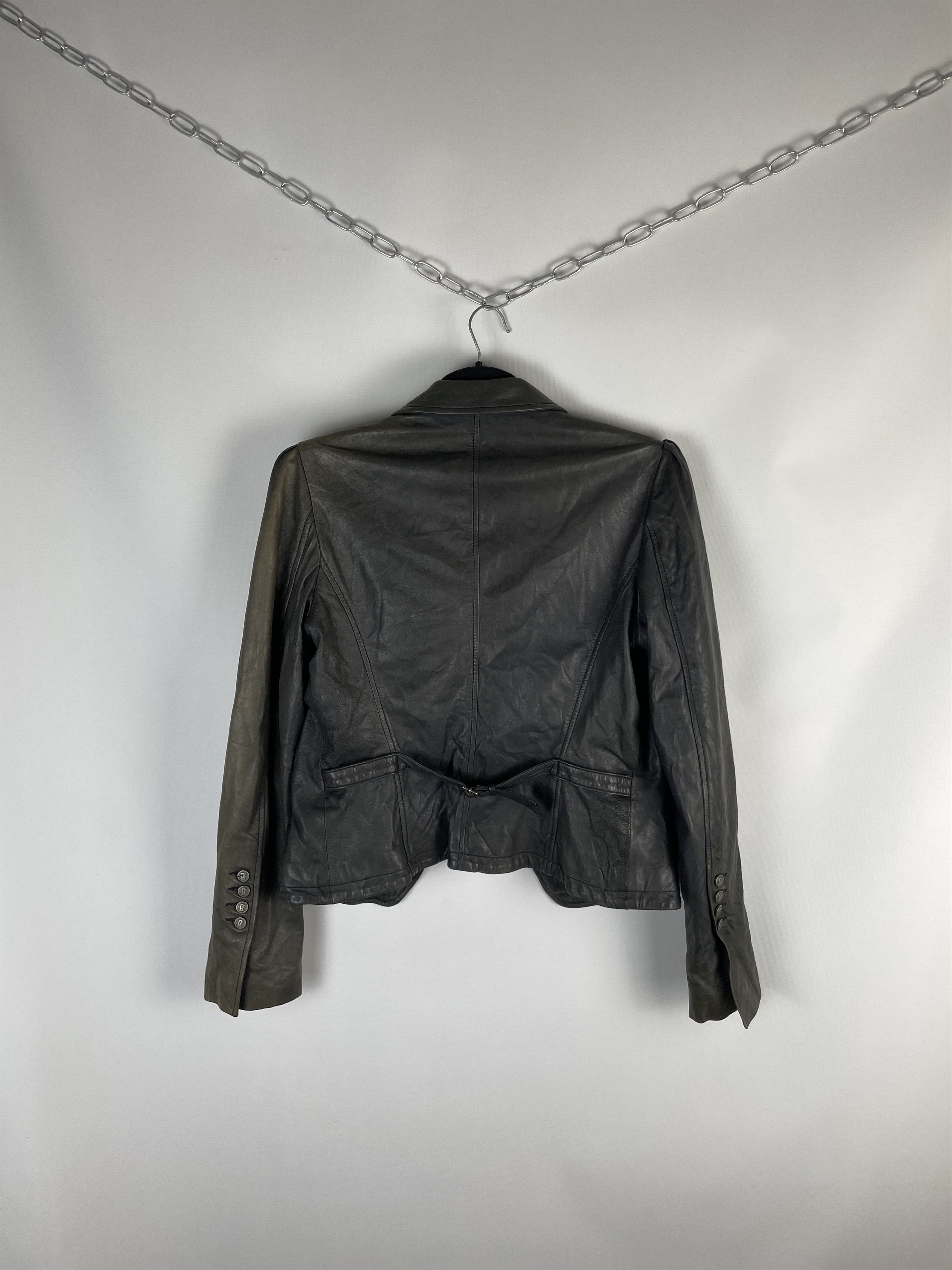 John Galliano John Galliano Real Leather Jacket Avant Garde Size L / US 10 / IT 46 - 15 Thumbnail