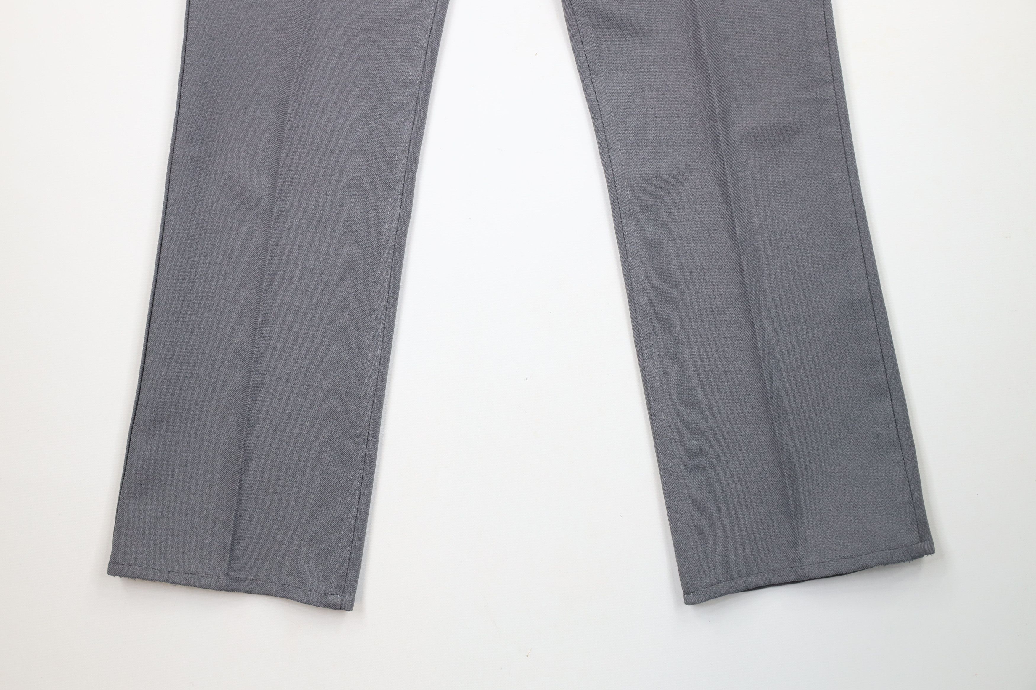 Vintage × Wrangler Vintage 70s Wrangler Flared Wide Leg Chino Pants Gray USA Size US 36 / EU 52 - 4 Thumbnail