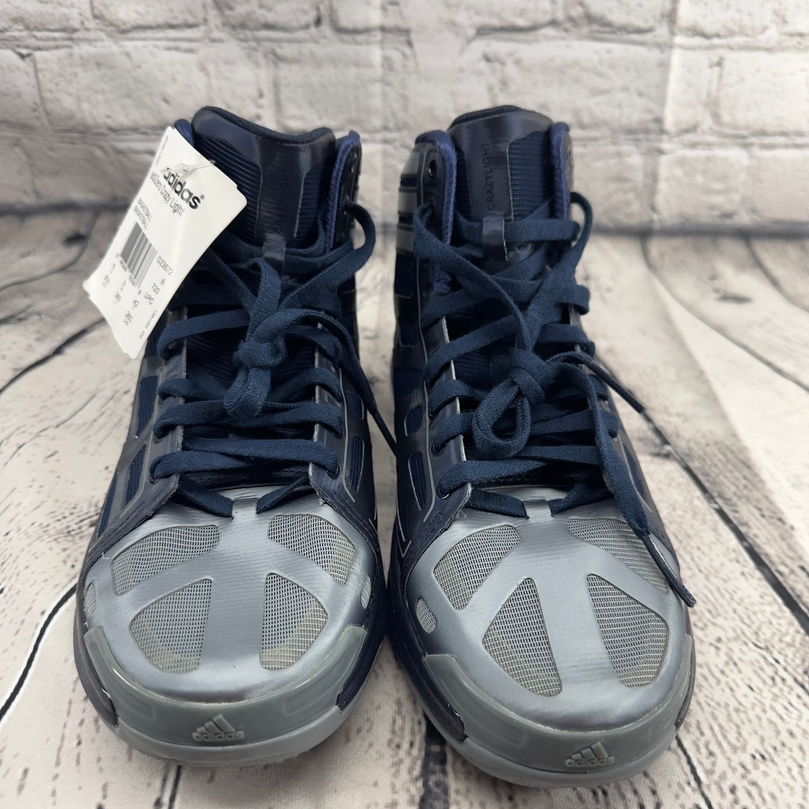 Adidas Adidas Adizero Super Light Basketball Shoe Navy Blue Men 8.5 Size US 9 / EU 42 - 3 Thumbnail