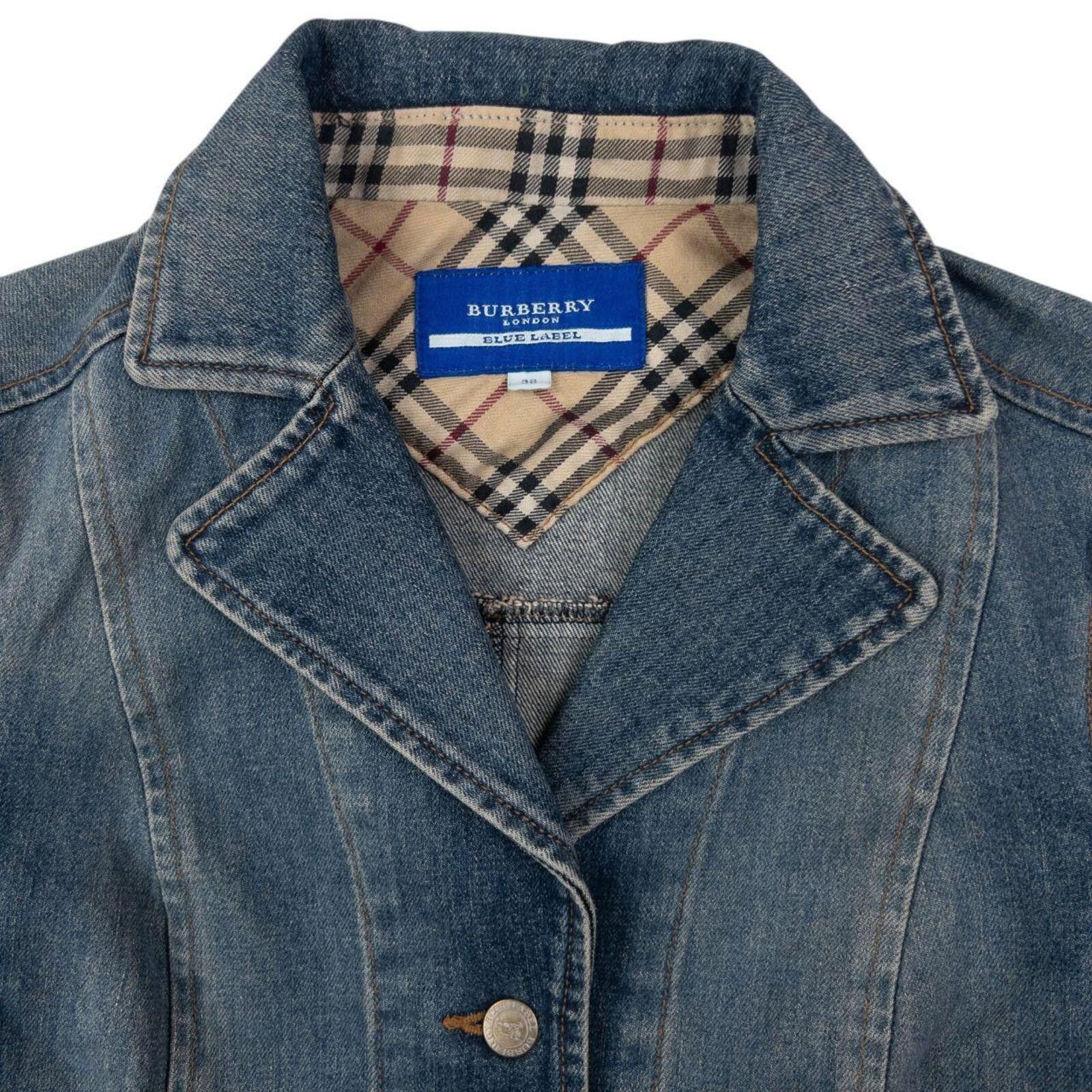 Burberry Vintage 2000s Burberry Blue Label Cuff Denim Jacket Size S Size S / US 4 / IT 40 - 3 Thumbnail