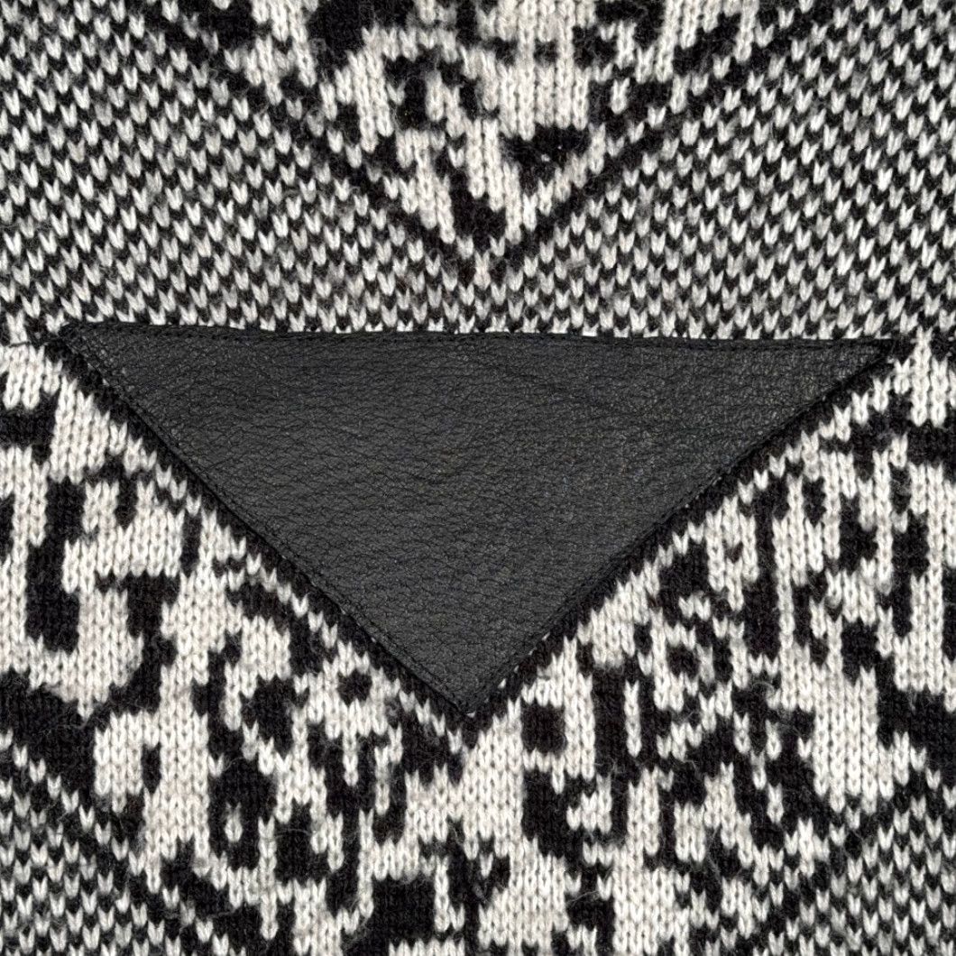 Vintage VINTAGE Giani Leone Sweater Geometric 2XL Adult White Black Acrylic Crew Neck Pullover Men 80s Size US XXL / EU 58 / 5 - 4 Thumbnail