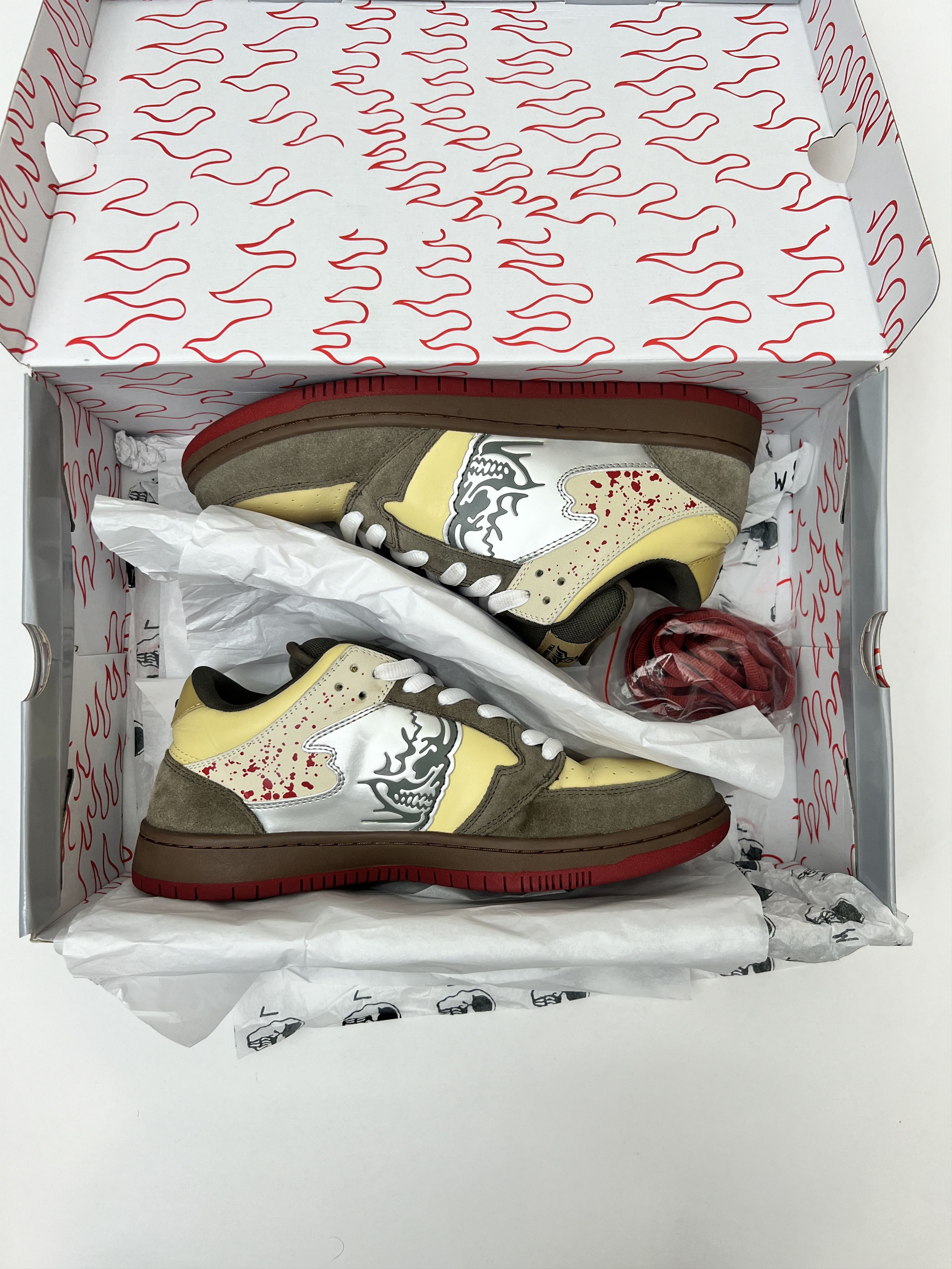 Warren Lotas Warren Lotas Reaper Dunk “Chainsaw” - Brown Suede 