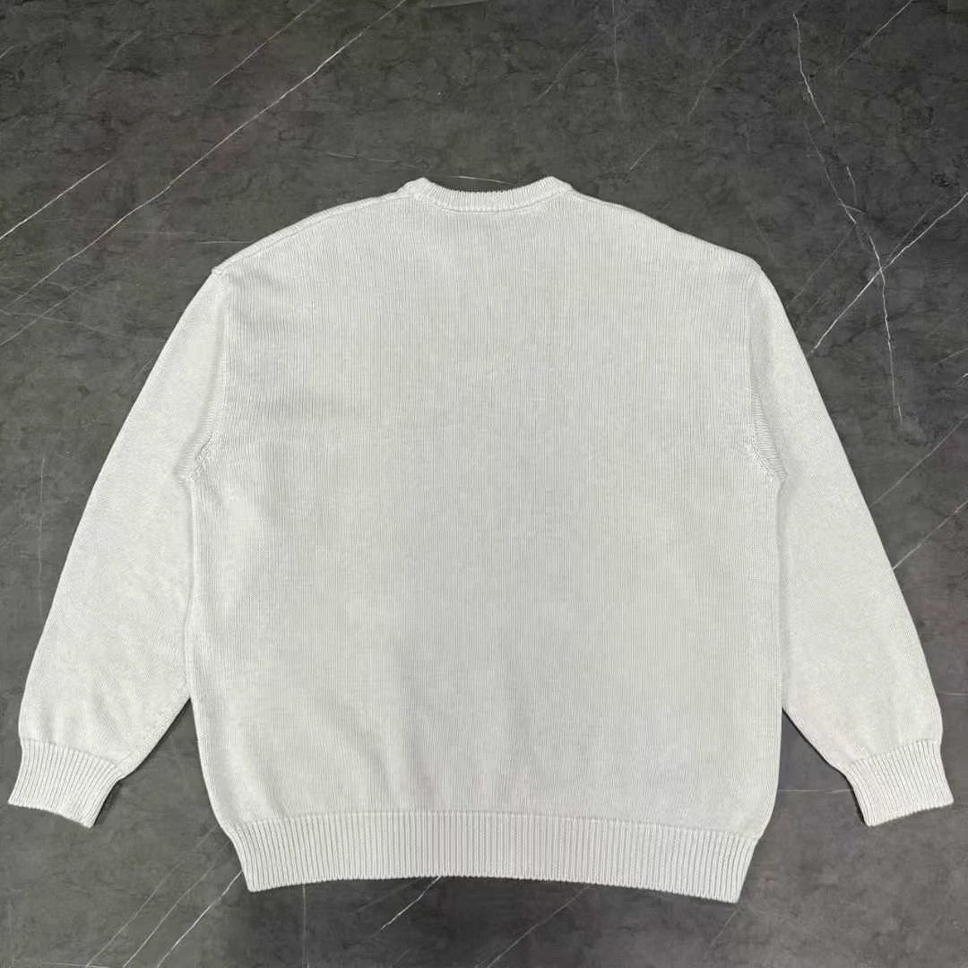 Balenciaga balenciaga lock buckle sweater in white Size US XL / EU 56 / 4 - 2 Thumbnail