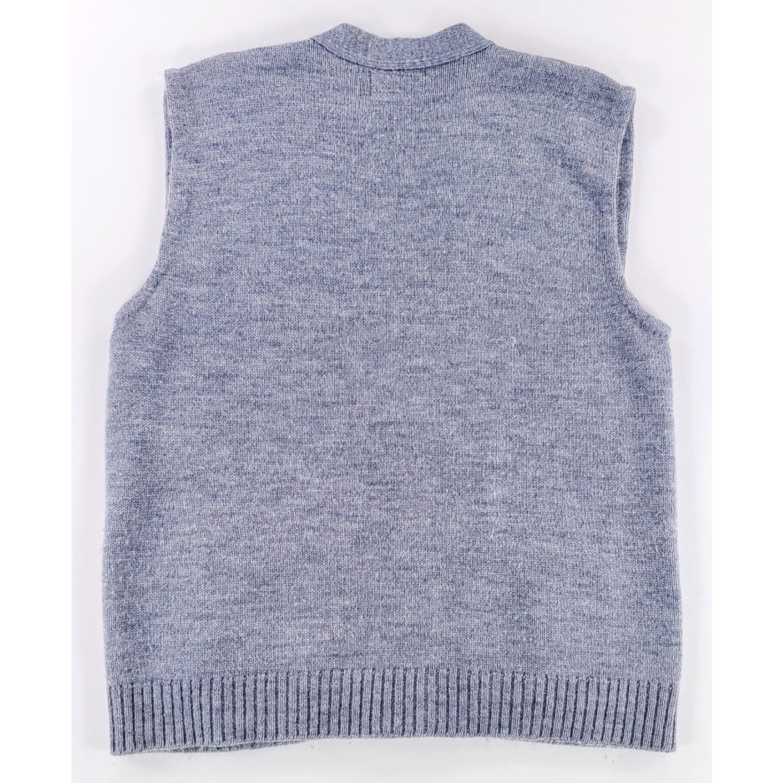 Vintage VINTAGE Amana Woolen Mill Cardigan Sweater Vest Wool Gray Made USA Mens XL Size US XL / EU 56 / 4 - 3 Thumbnail