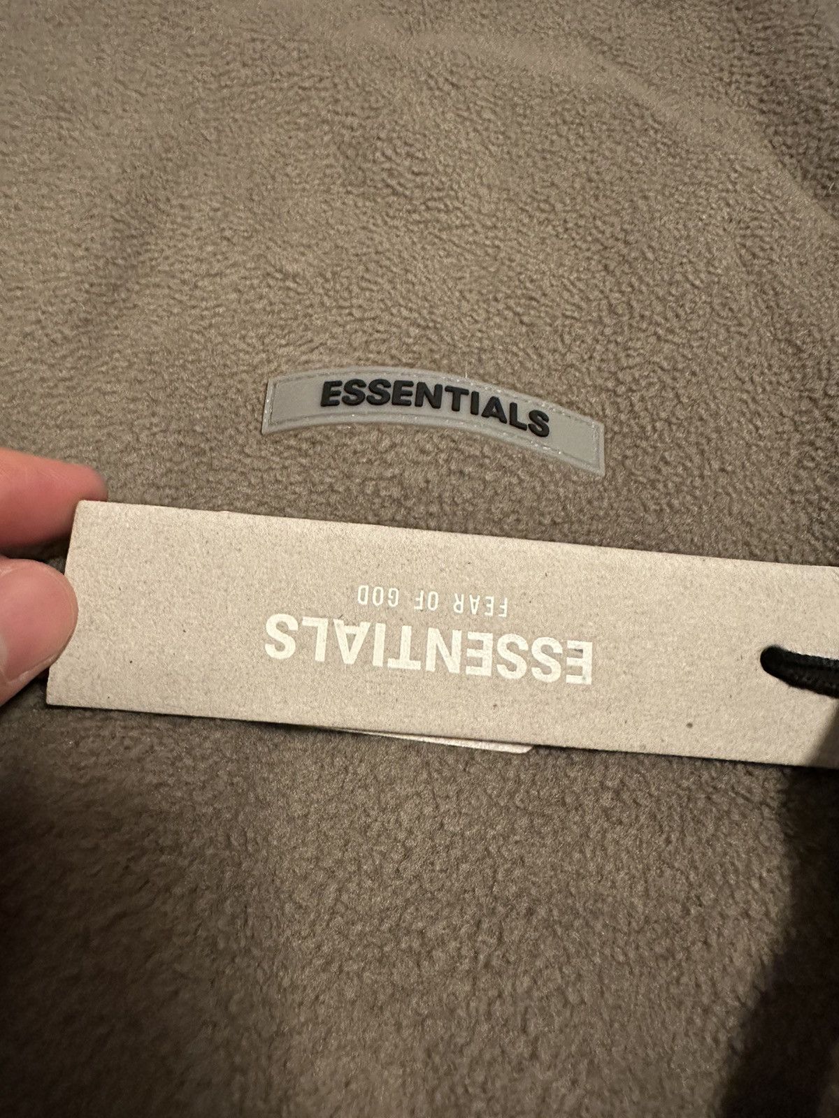 Essentials × Fear of God Fear Of God Essentials Taupe Polar Fleece Hoodie Taupe Size US S / EU 44-46 / 1 - 3 Thumbnail