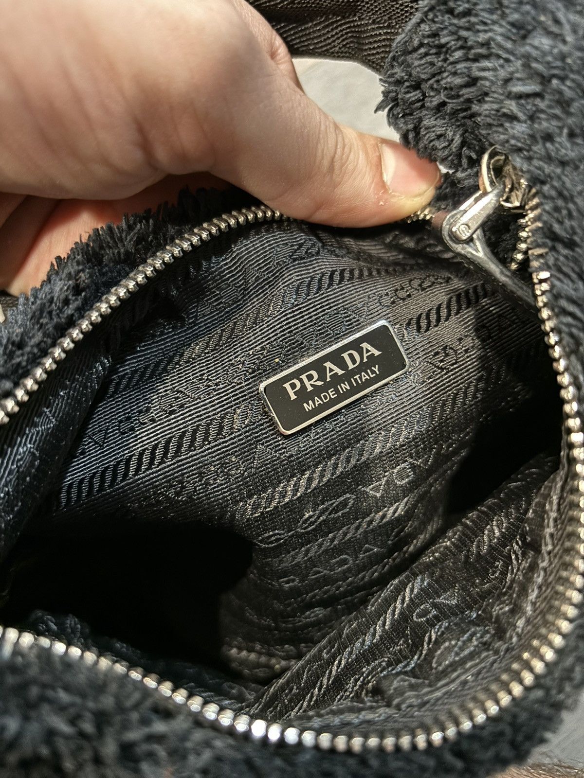 Prada Prada mini terry bag Size ONE SIZE - 3 Thumbnail