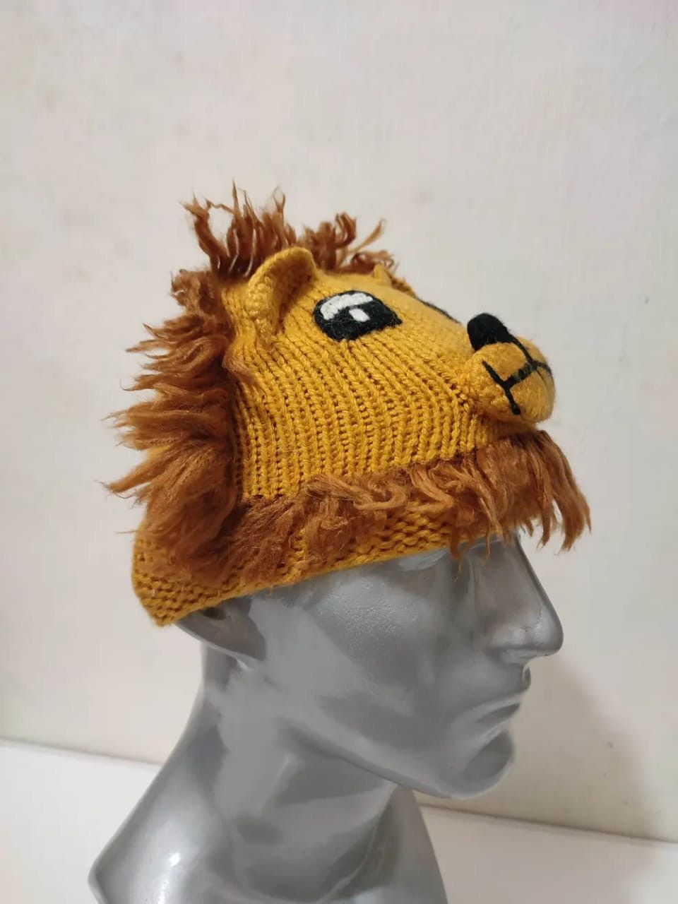 Japanese Brand Andes Gift Lion Cartoon Character Beanie Hats Size ONE SIZE - 4 Thumbnail