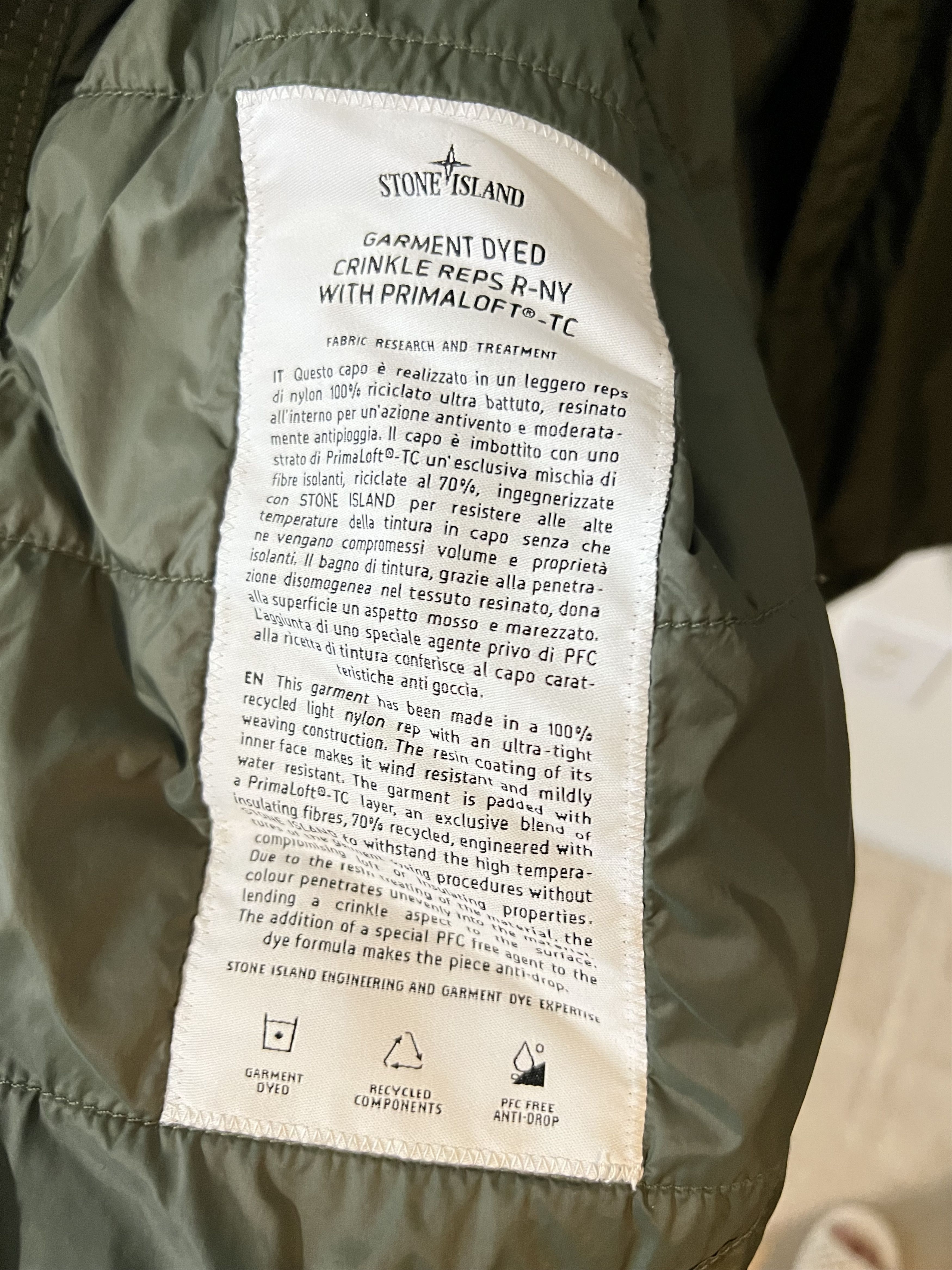 Stone Island Overshirt padded double zip Size US S / EU 44-46 / 1 - 3 Thumbnail