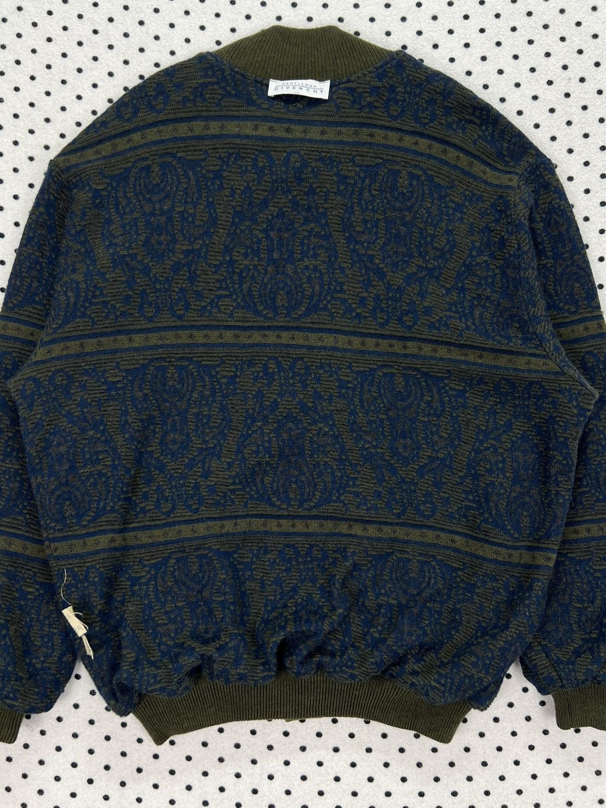 Givenchy Givenchy Gentleman Jacket with Inside-Out Knit Design Size US M / EU 48-50 / 2 - 6 Thumbnail