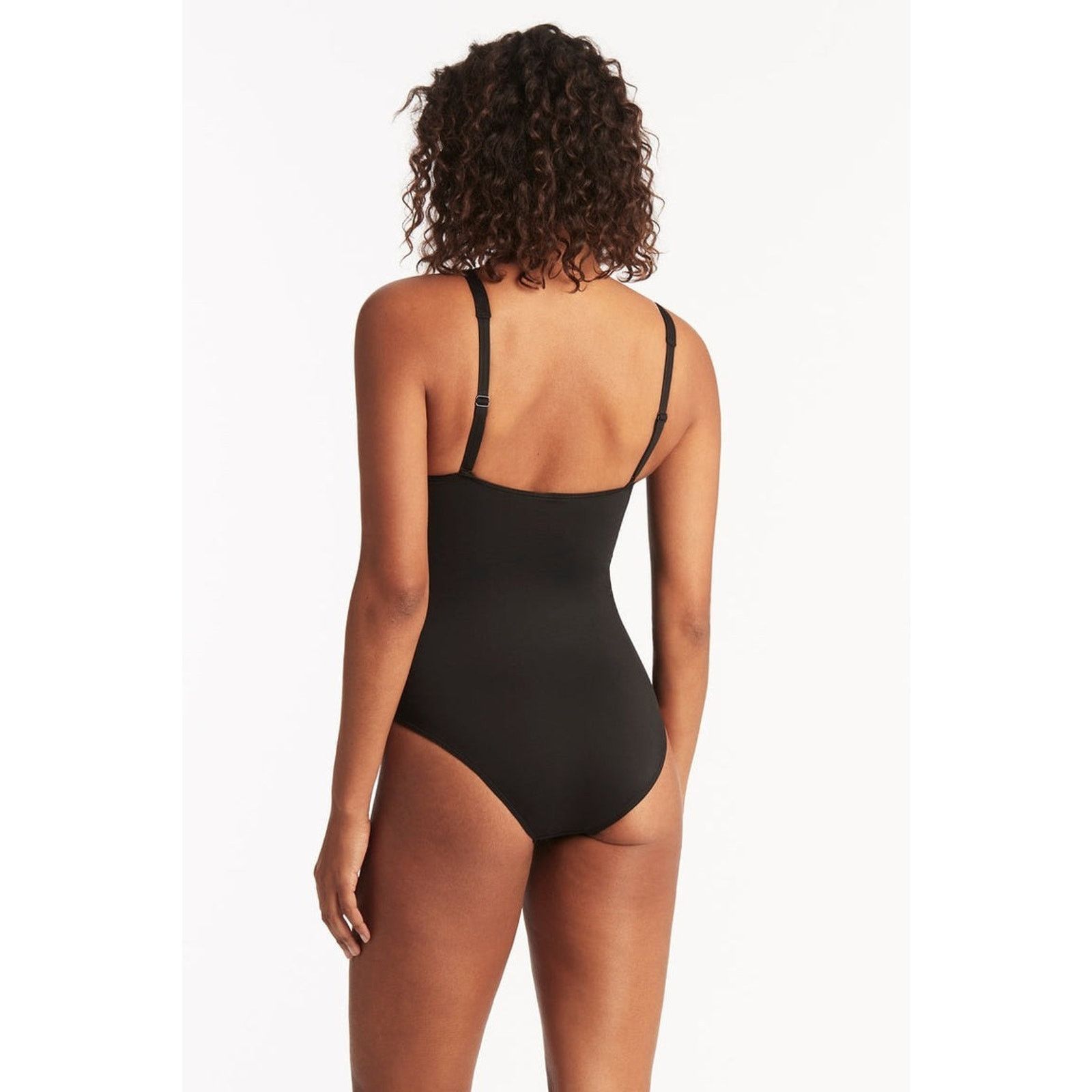 Other Sea Level Swim ECO Essentials Twist Front Multifit Boyleg 10 Size L / US 10 / IT 46 - 4 Thumbnail