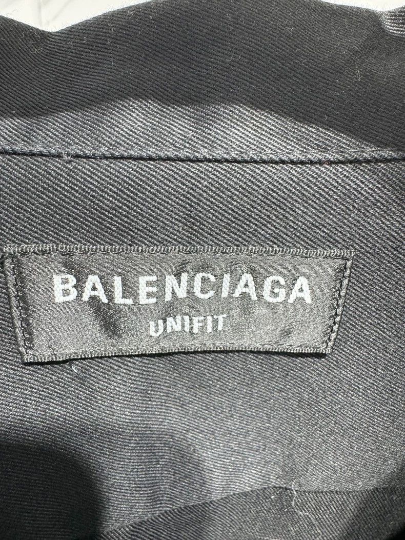 Balenciaga Balenciaga Black Letter Big Logo Printed Oversized Short S Size US L / EU 52-54 / 3 - 7 Thumbnail