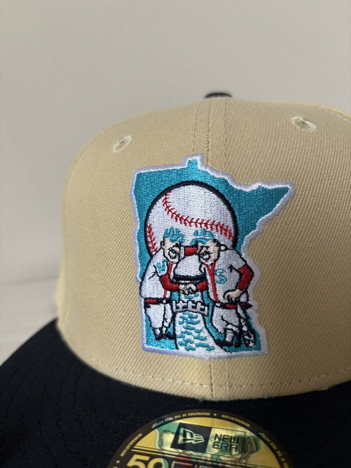 Hat Club Minnesota Twins Fitted Size 7 1/2 HatClub Size ONE SIZE - 5 Thumbnail