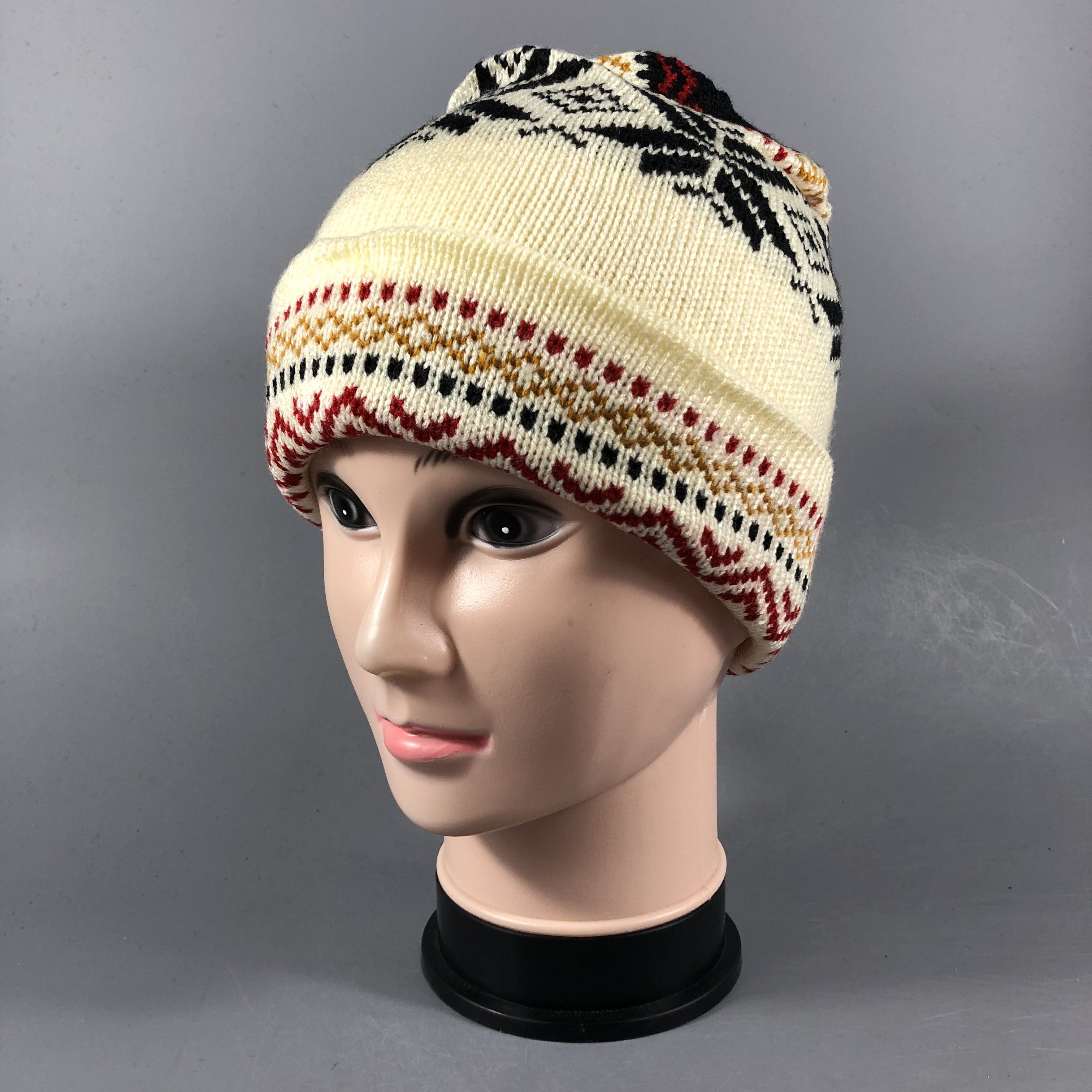 Japanese Brand Winter Beanie Crochet Snowcap Hat Size ONE SIZE - 2 Thumbnail