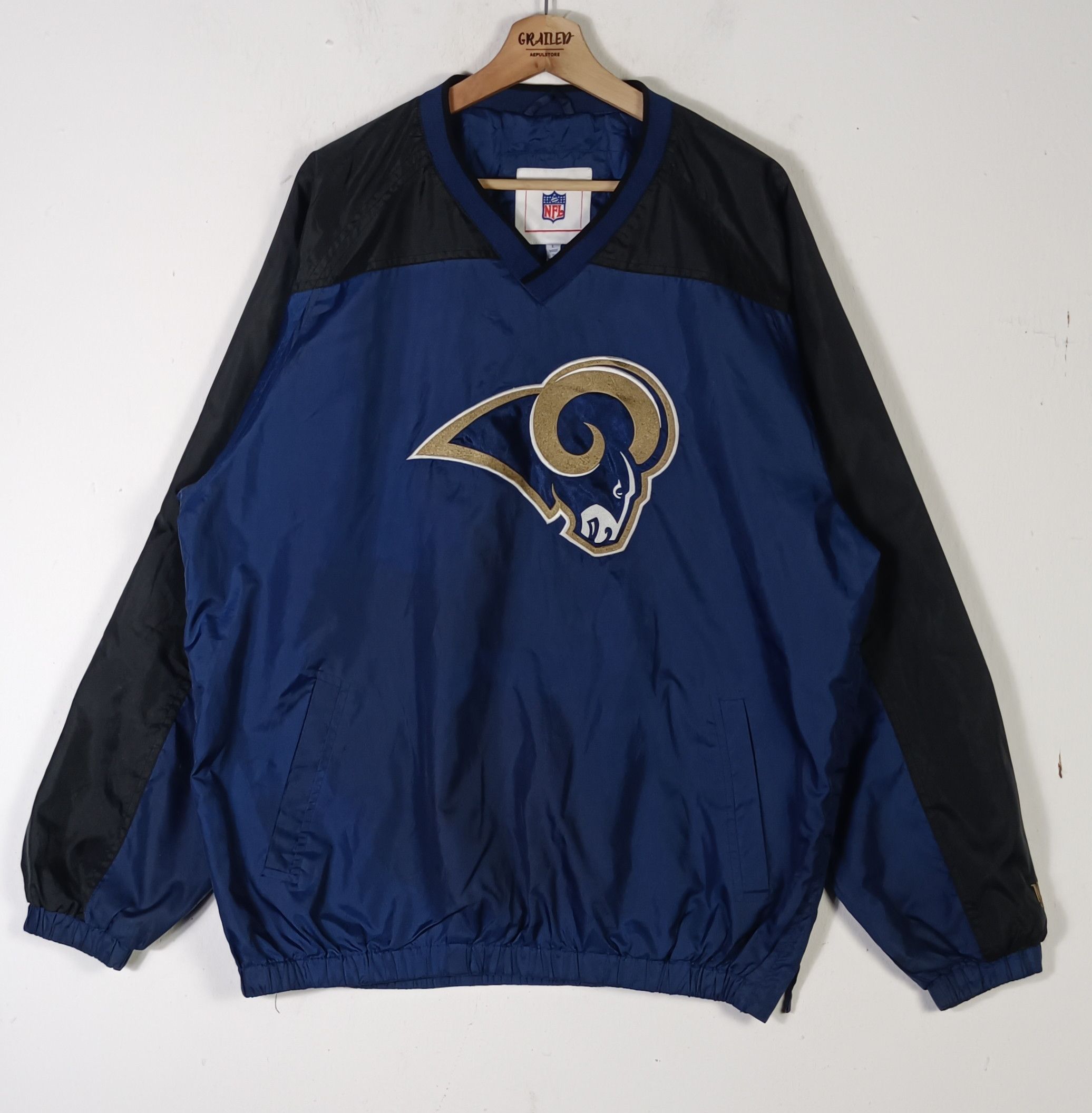 NFL NFL Saint Louis Rams Men Pullover Windbreaker Size US L / EU 52-54 / 3 - 1 Thumbnail