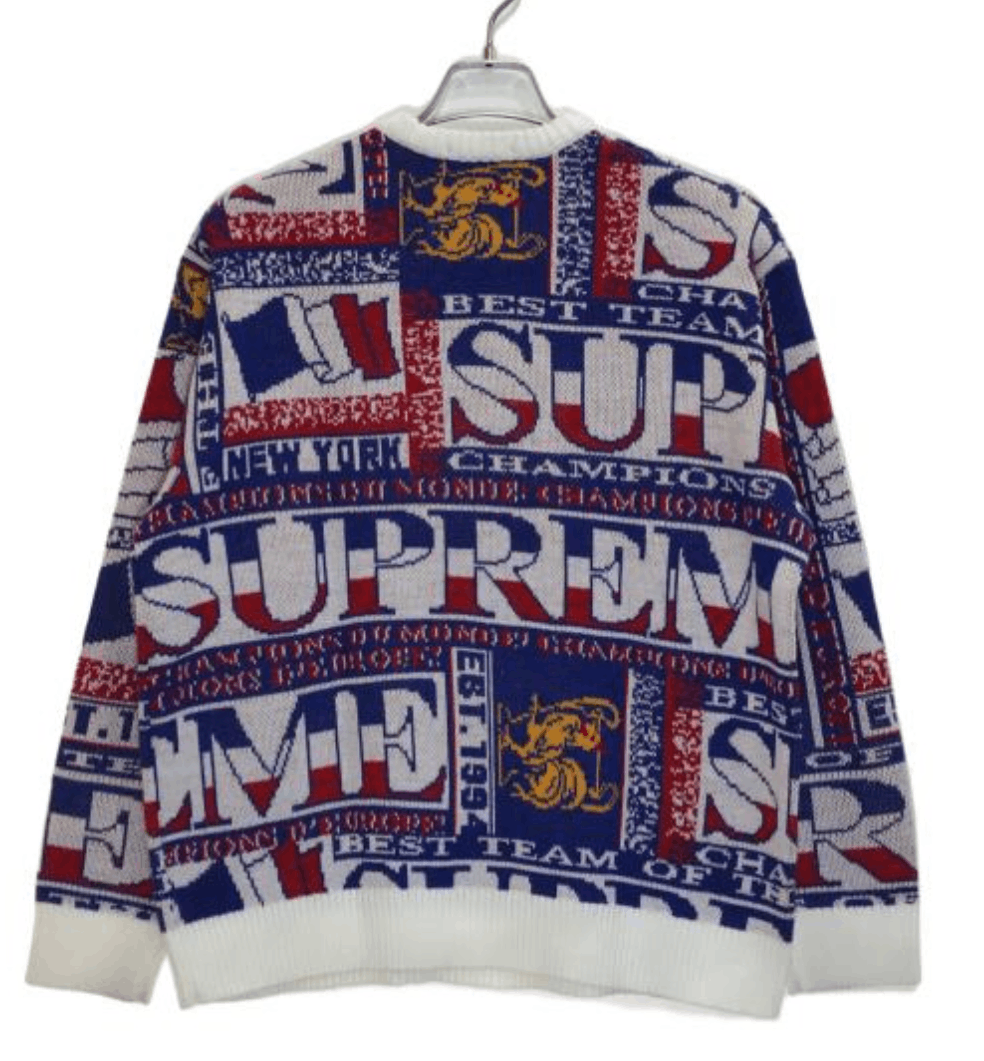 Supreme Supreme scarf sweater Multi Color Size US S / EU 44-46 / 1 - 2 Thumbnail