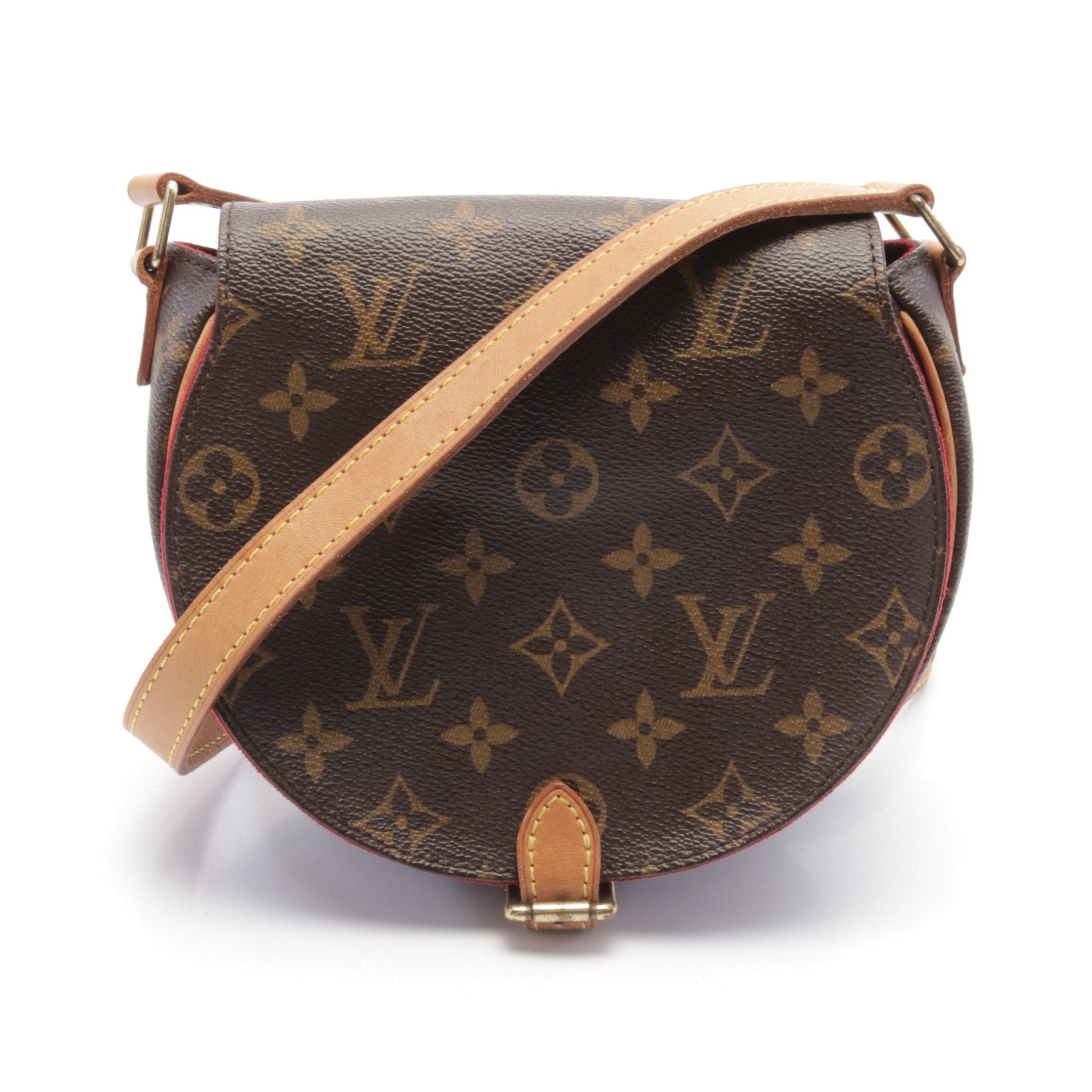 Louis Vuitton Louis Vuitton Tambourine Monogram Shoulder Bag Leather Brown Size ONE SIZE - 1 Thumbnail