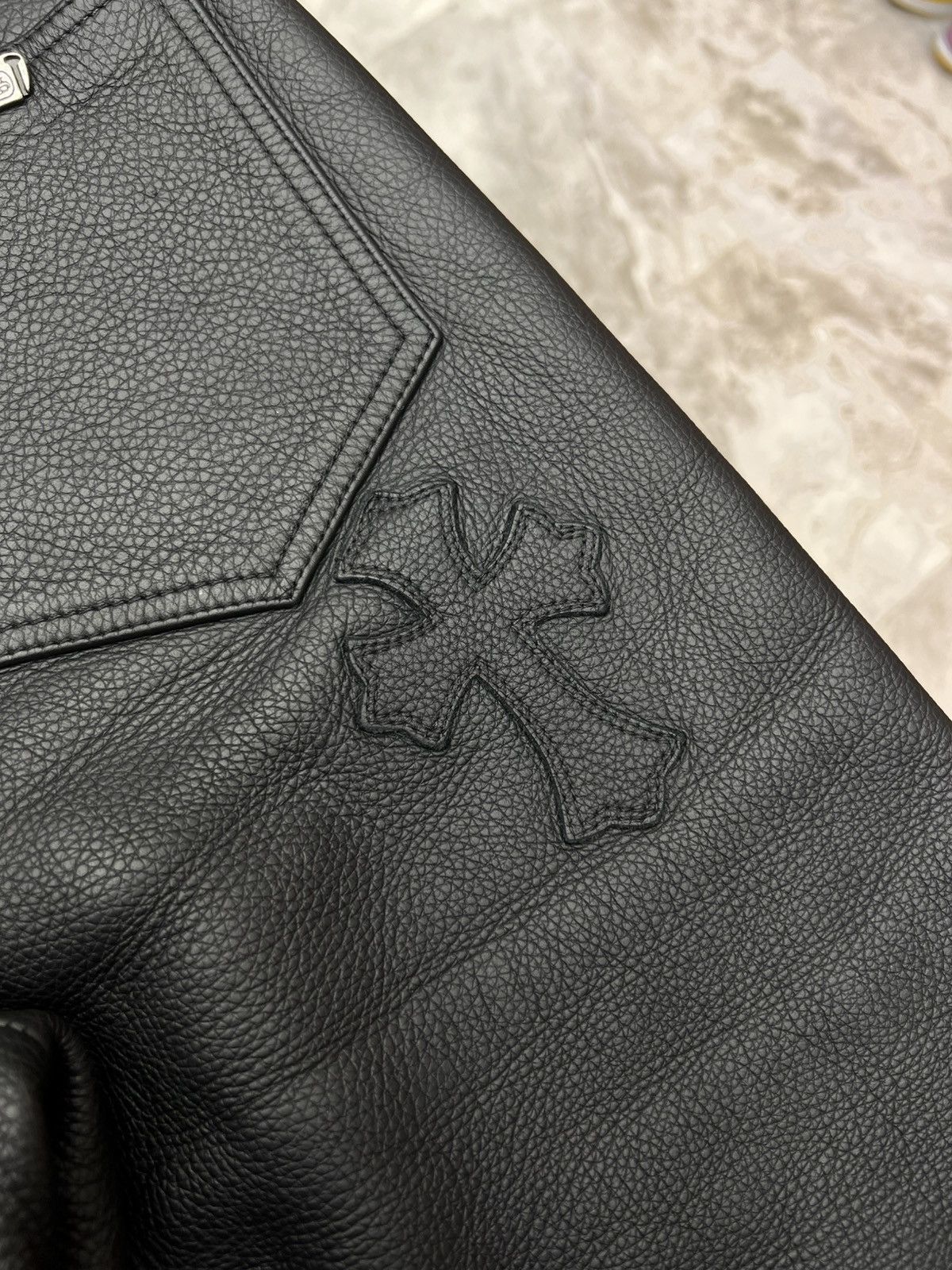 Chrome Hearts Chrome Hearts Cross 20 Patch Leather Pants Size US 30 / EU 46 - 17 Thumbnail